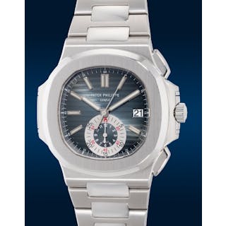 Patek Philippe - A fine and attractive stainless steel...
