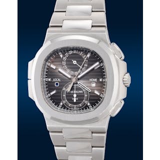 Patek Philippe - A fine and attractive stainless steel...