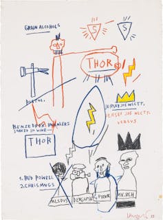 Jean-Michel Basquiat - Untitled (Grain Alcohol)