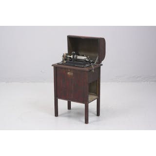 DICTAPHONE SHAVING MACHINE, American Gramophone Company, kring år 1900