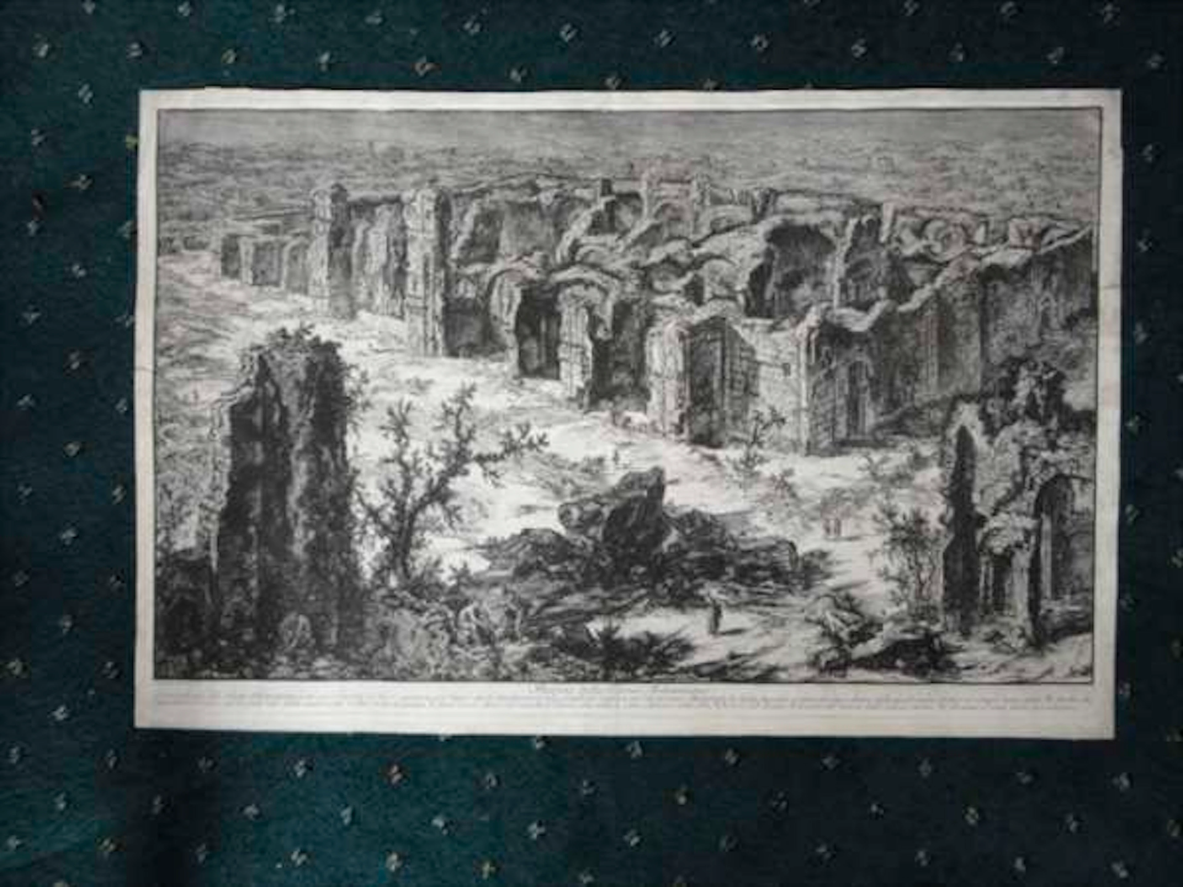 GIOVANNI BATTISTA PIRANESI Rovine delle Terme Antoniniane, from Vedute