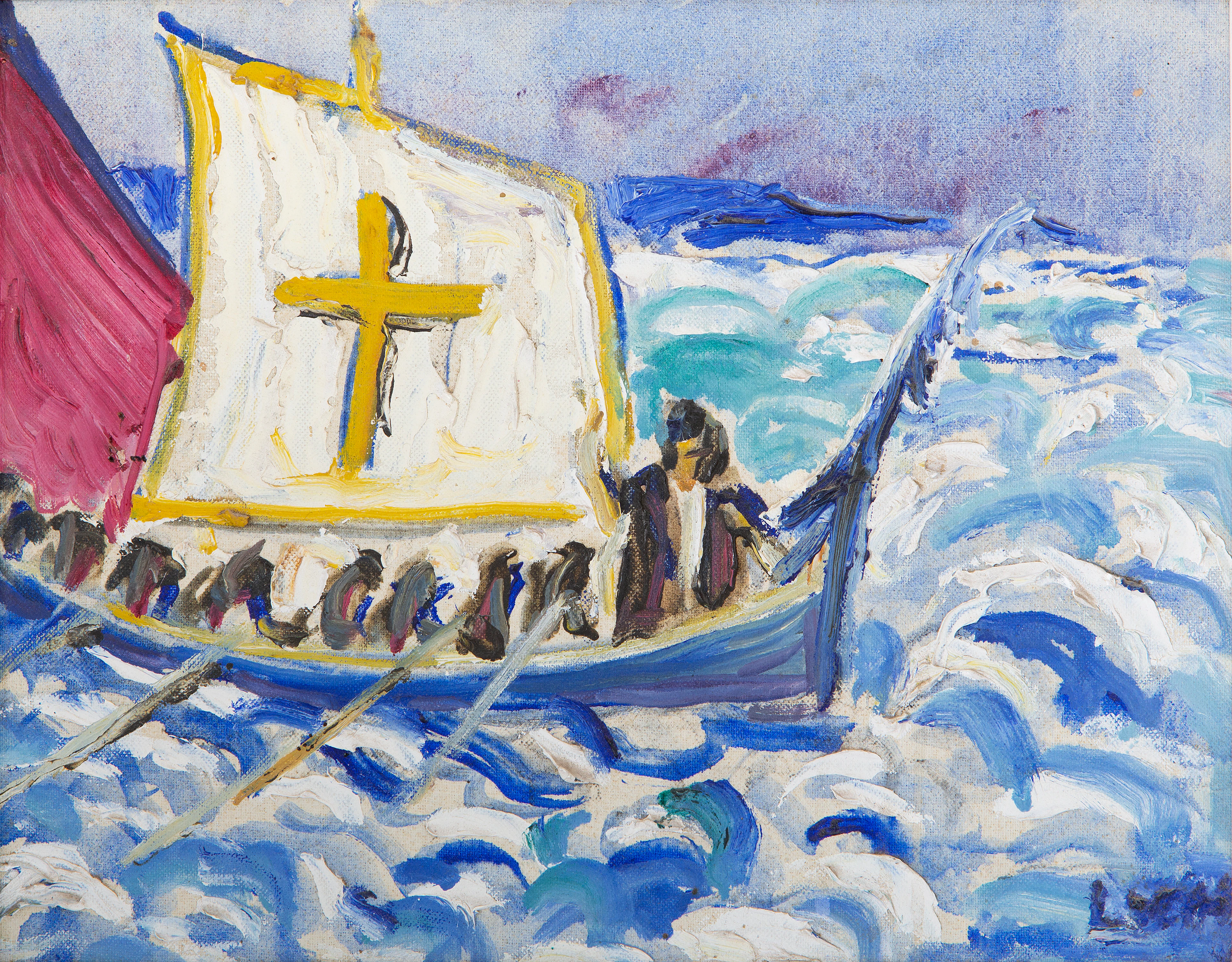 Letitia Marion Hamilton RHA (1878-1964) The Currach on...
