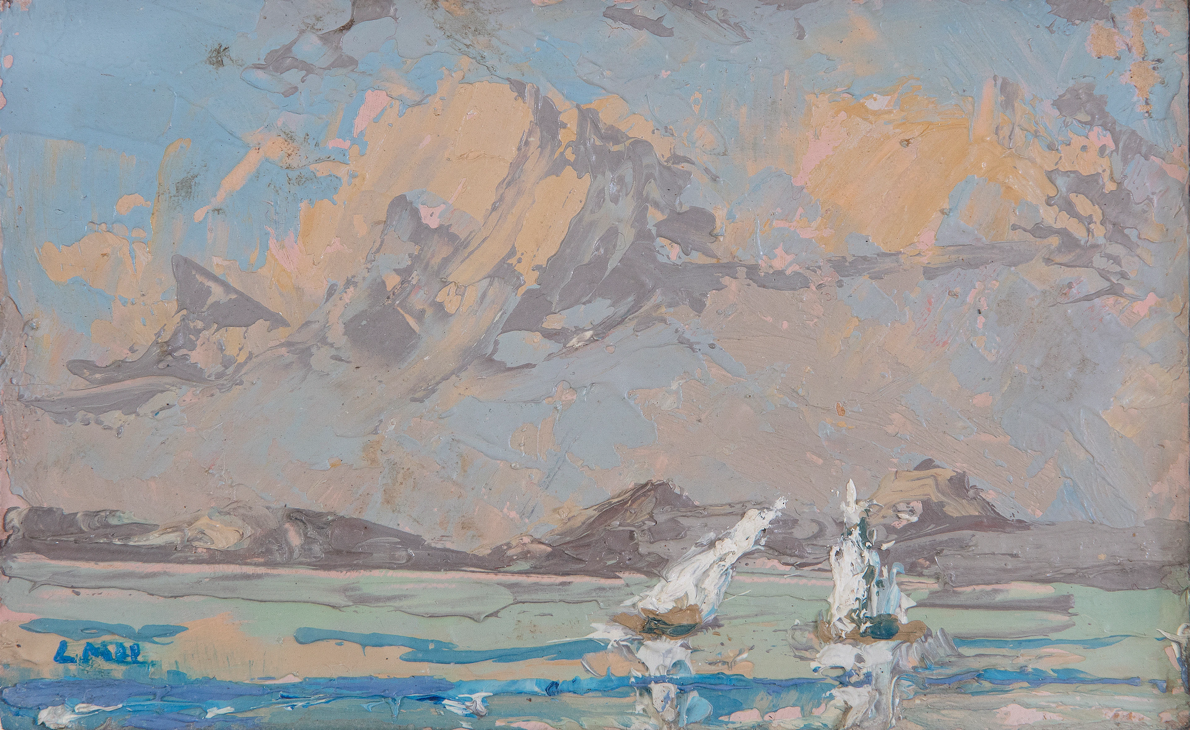 Letitia Marion Hamilton RHA (1878-1964) Yachts on a Breezy Day Oil on board