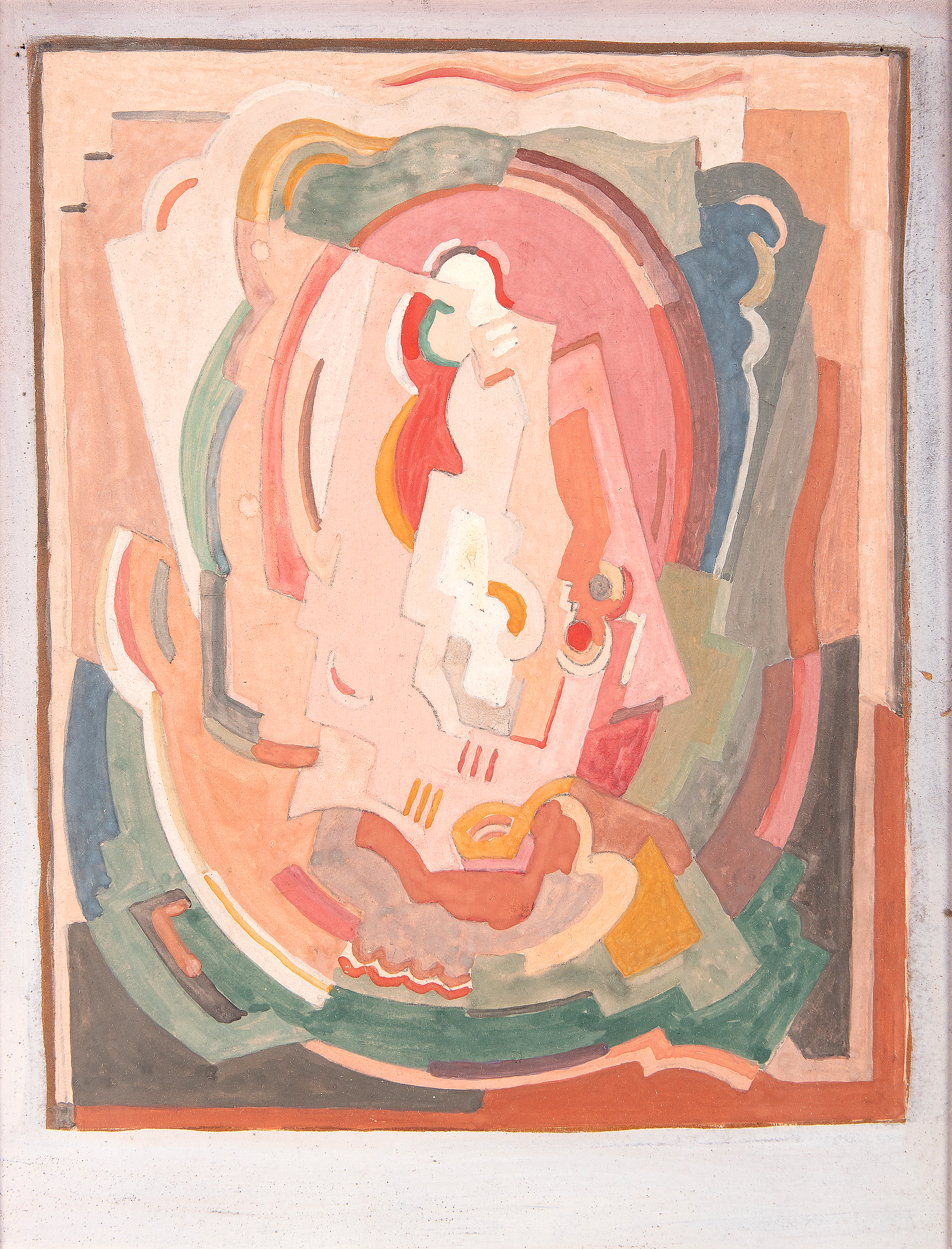 Mainie Jellett (1897-1944) Abstract Composition Gouache