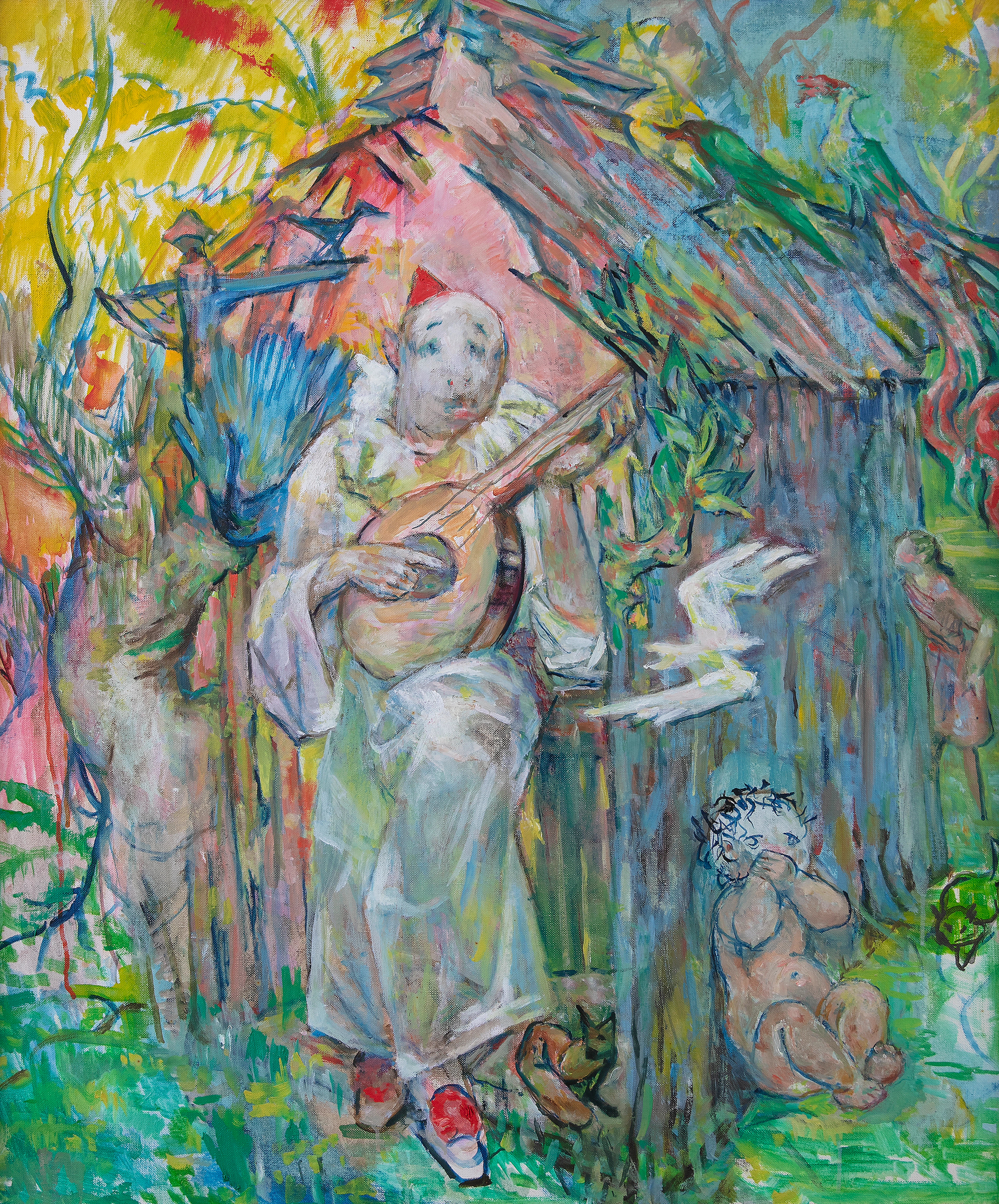 Mary Swanzy HRHA (1882-1978) The Three Ages of Woman (c.1970) Oil on canvas