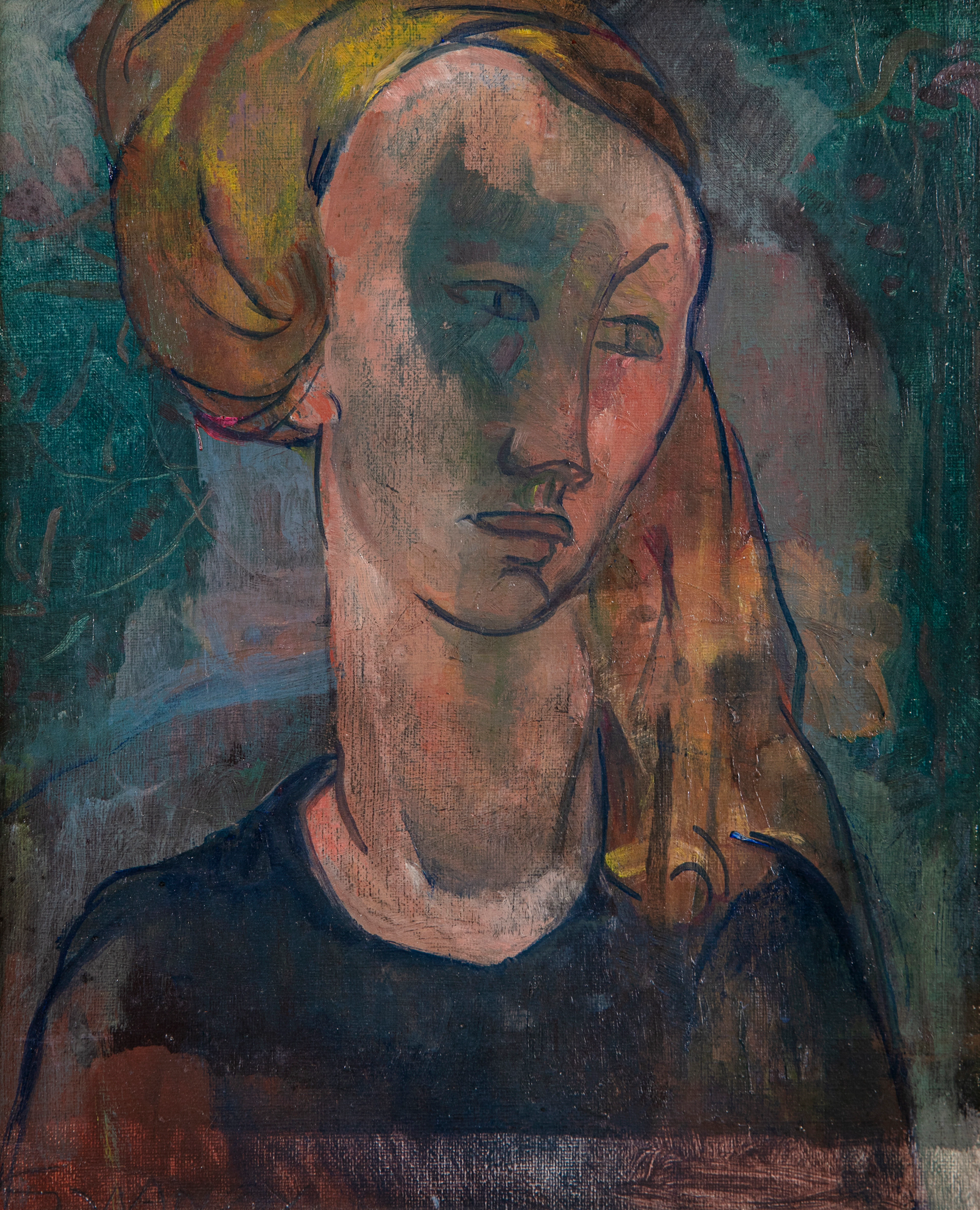 Mary Swanzy HRHA (1882-1978) The Italian Girl Oil on board