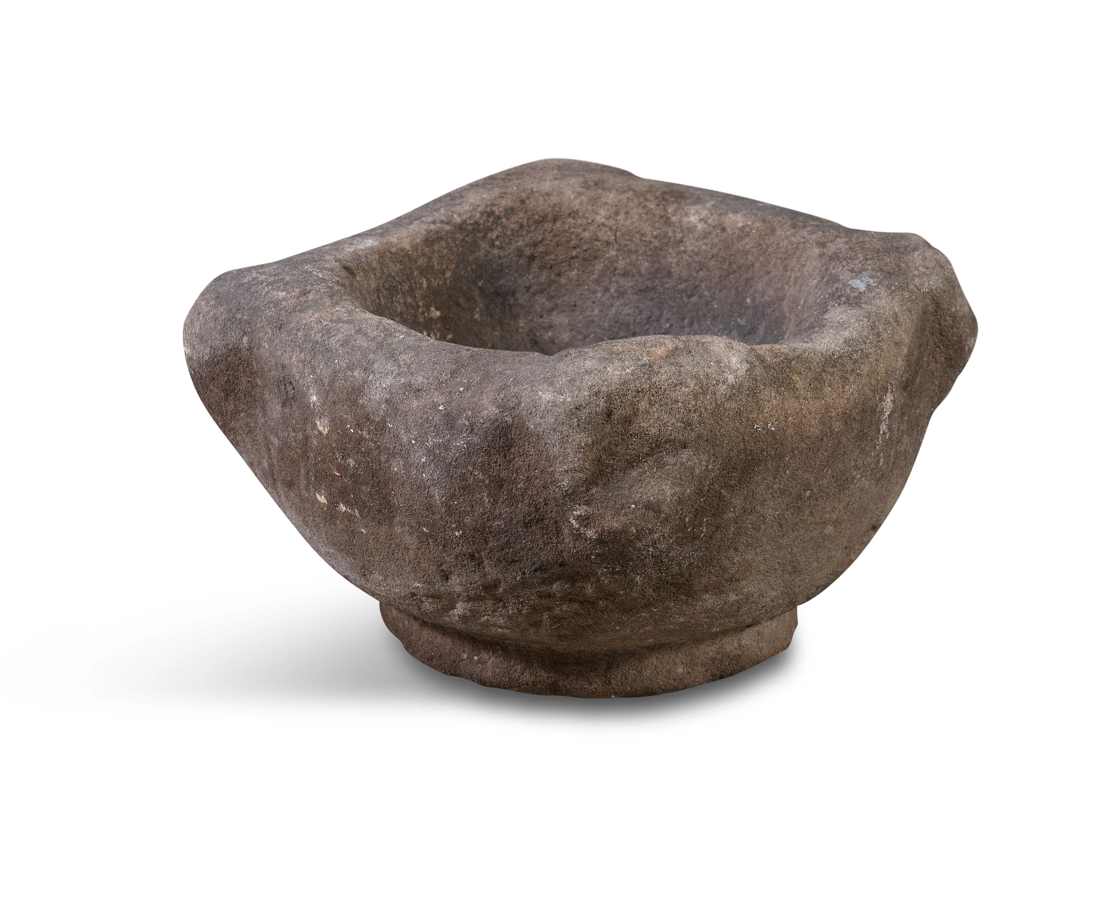 A MEDIEVAL GRANITE MORTAR