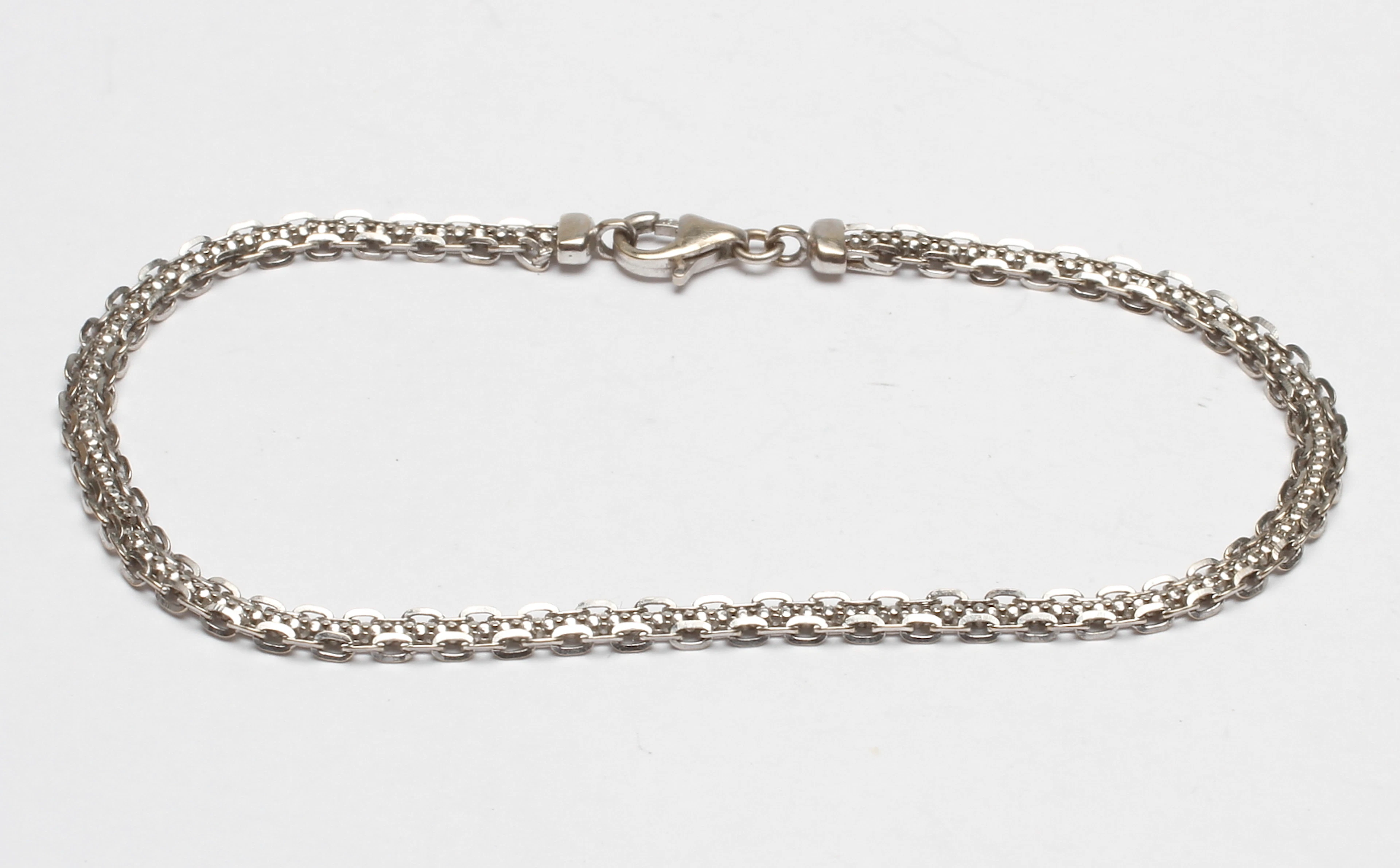 VITGULDSARMBAND, 18k guld, vikt ca 4,8 gr.