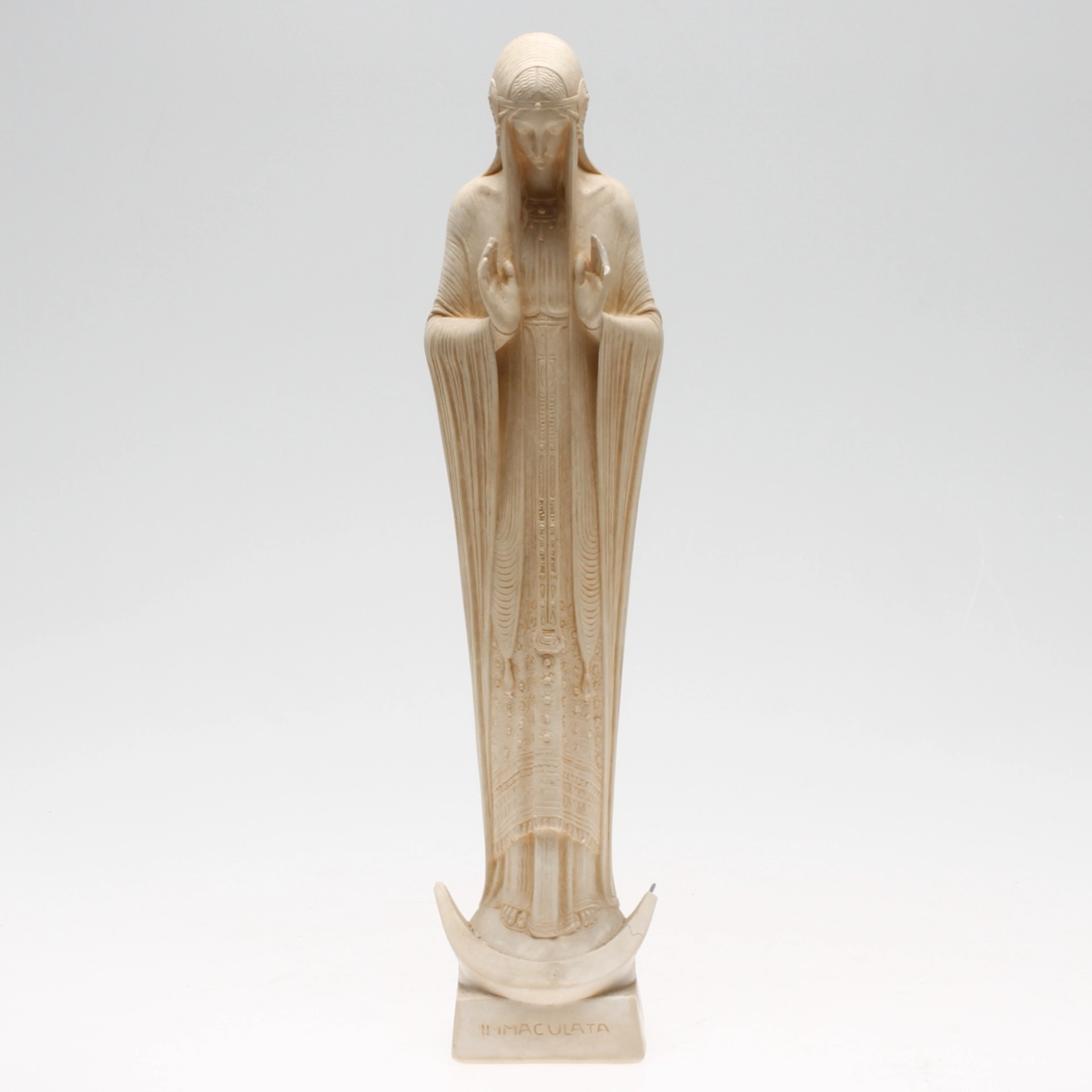 PAUL MAXIMILIEN LANDOWSKI(1876-1961). Efter. skulptur, gips "Immaculata", monogramsignerad och numrerad.