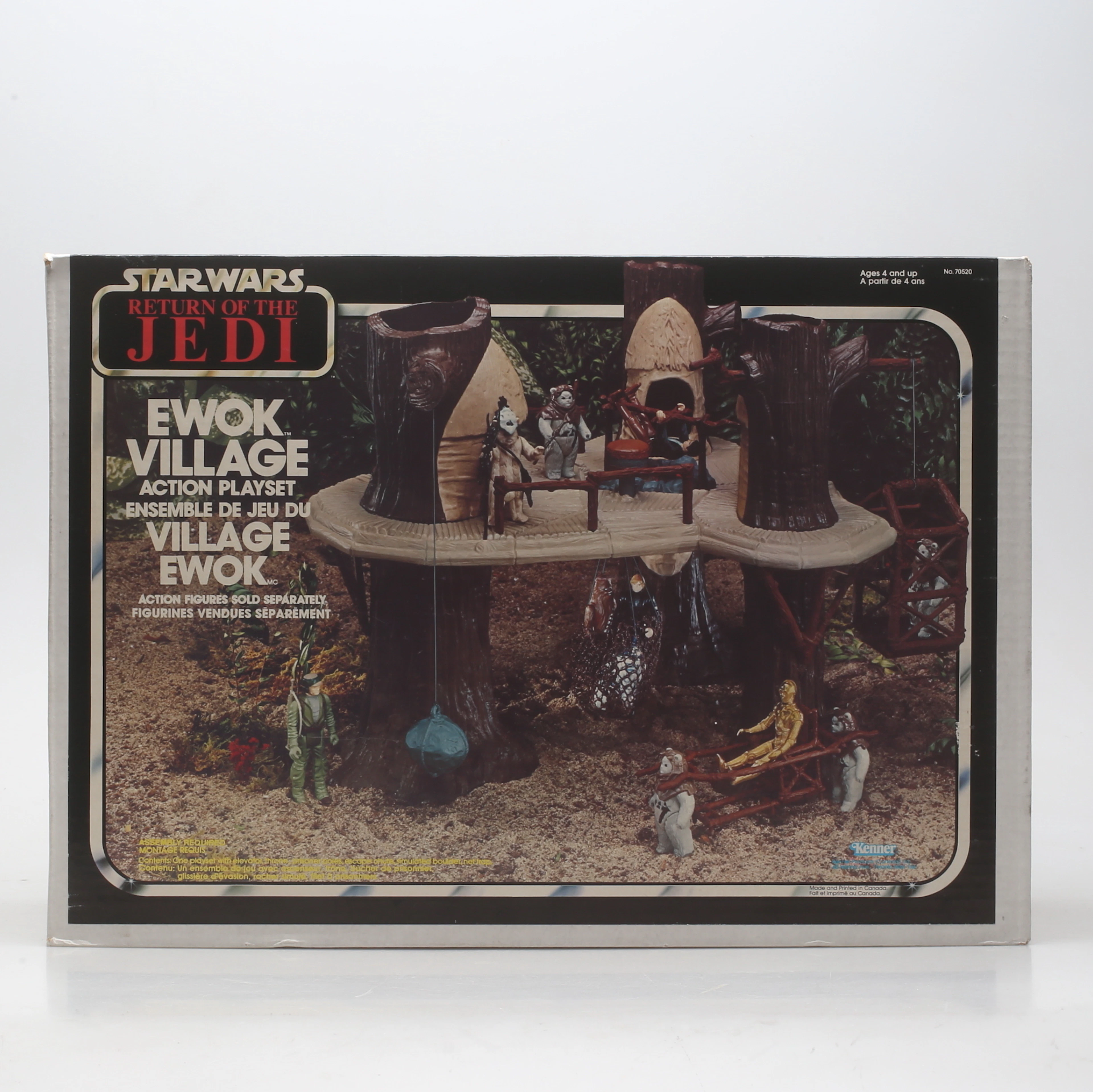 LEKSAK, Ewok villige, Star Wars, vintage, Kenner, 1980-tal.