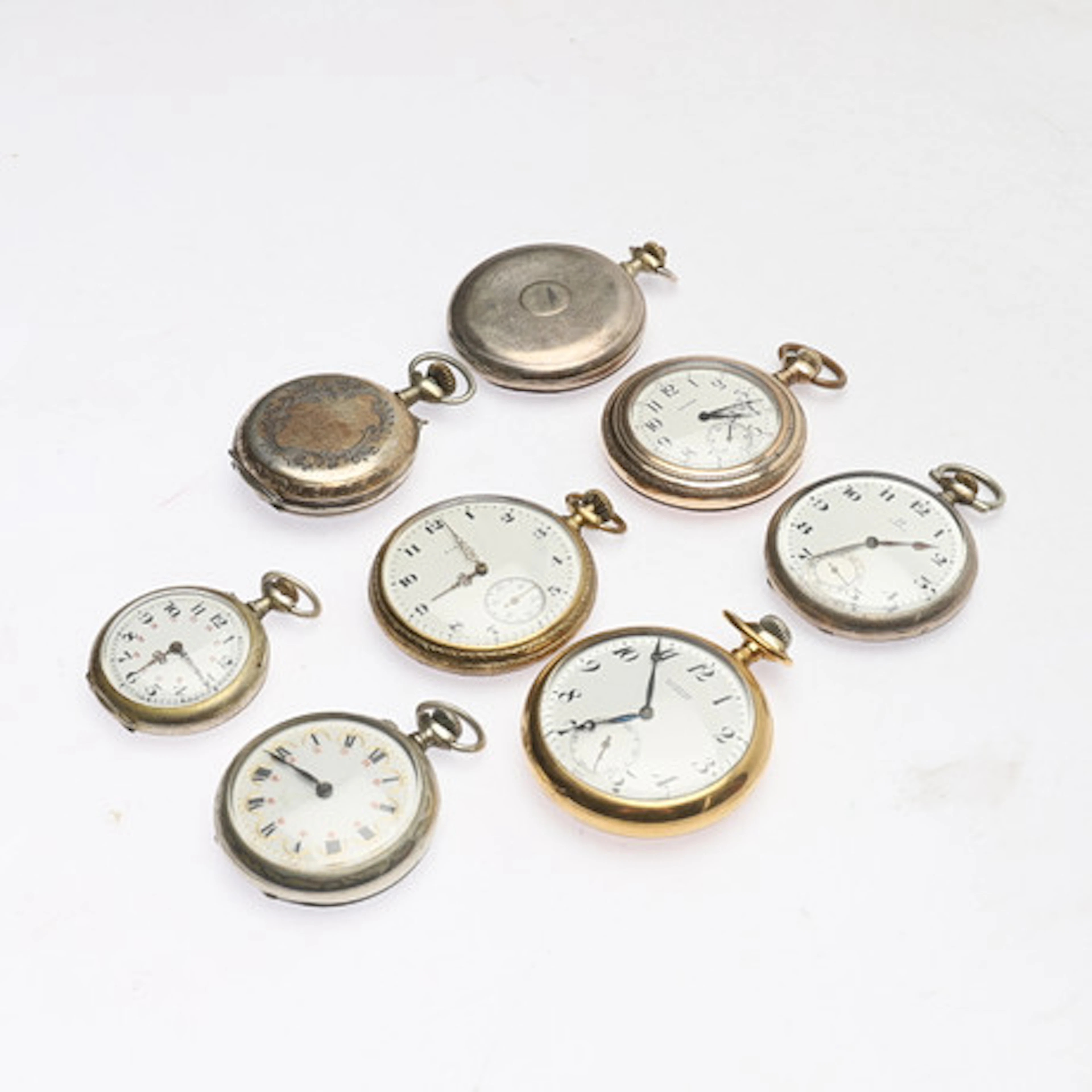 FICKUR, 8st, silver/metall, bla Omega, 18-…