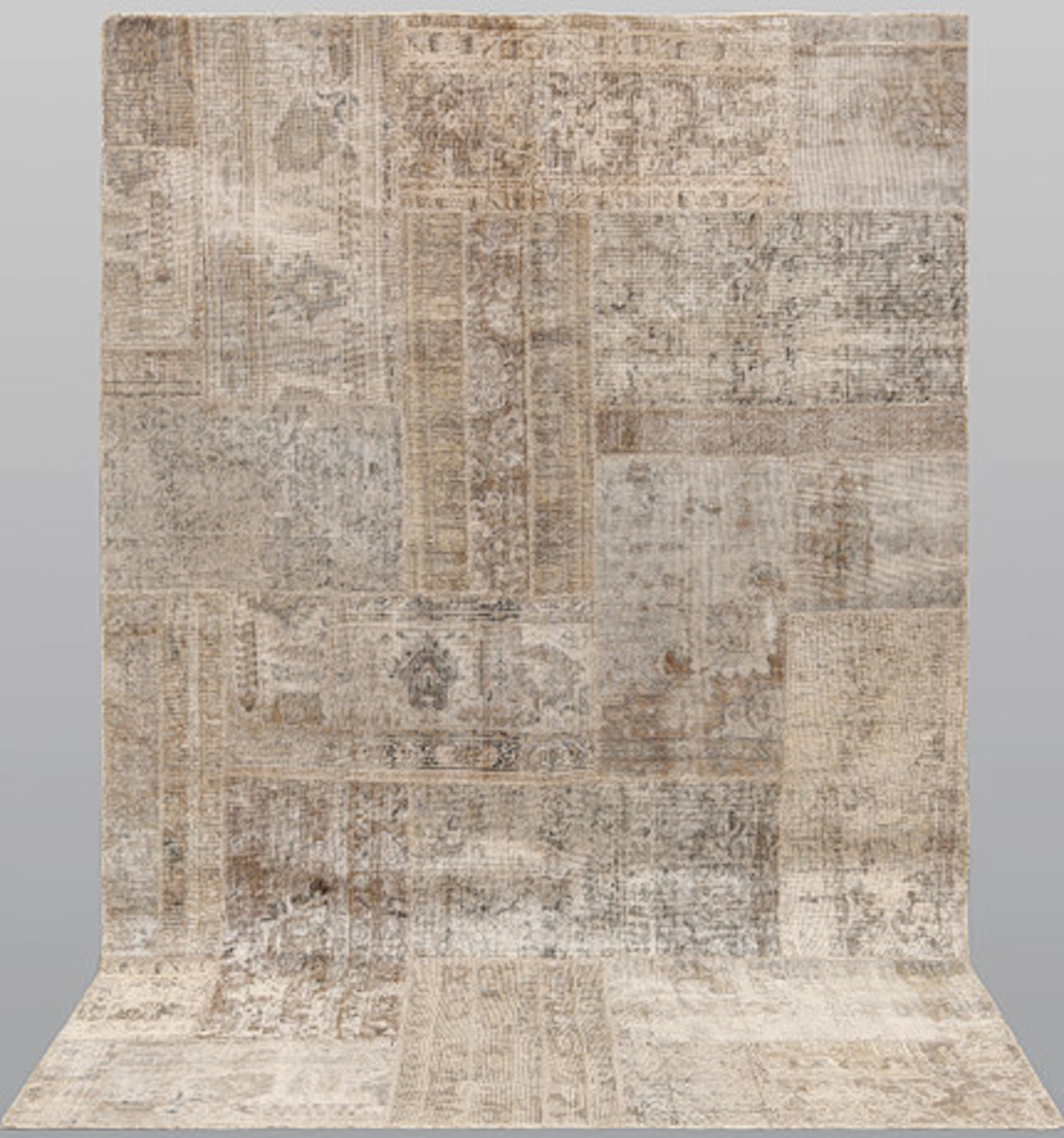 MATTA, carpet patchwork, vintage. Ca 275 x…