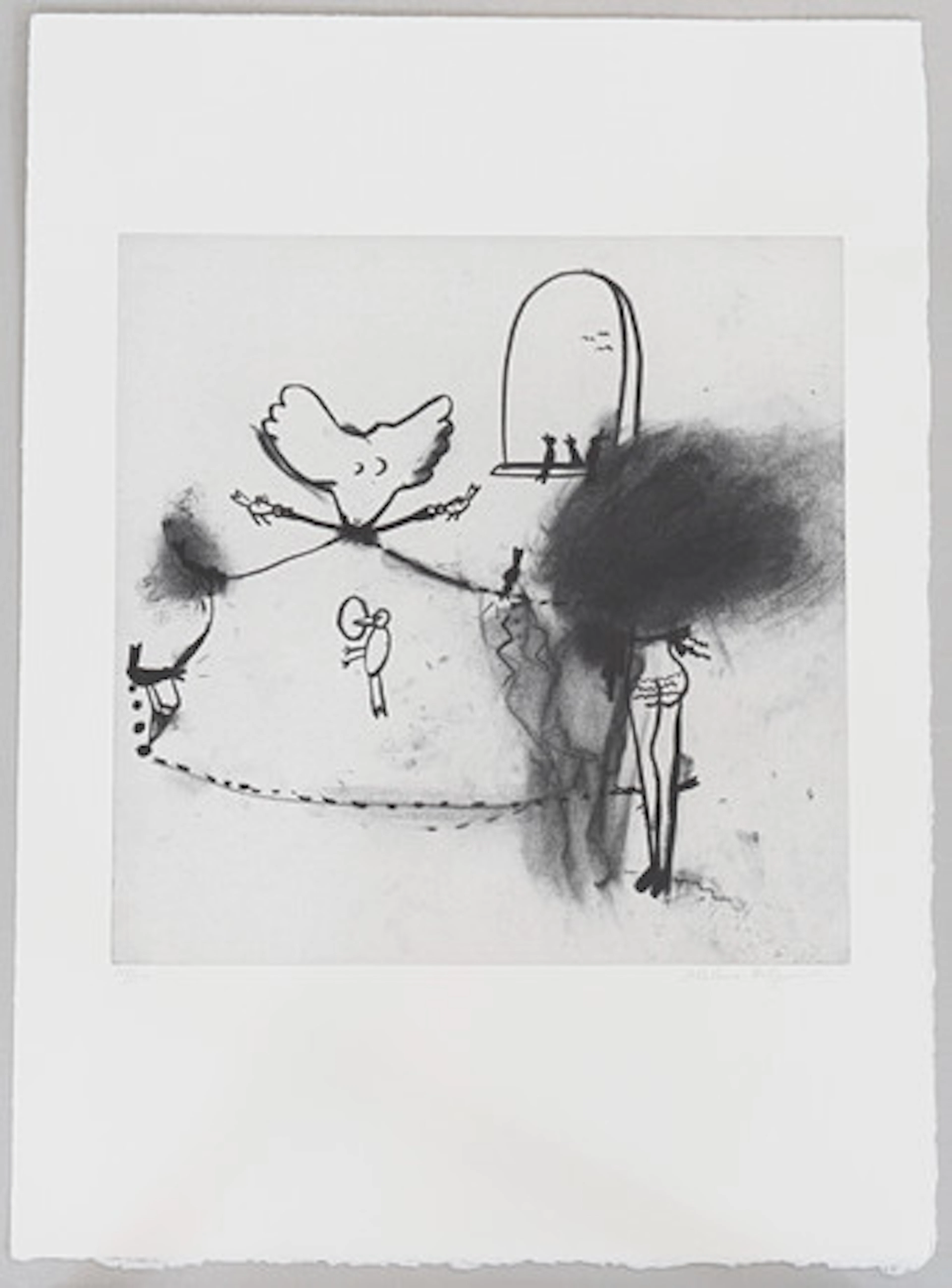 HELENE BILLGREN. Grafiskt blad, signerad s…