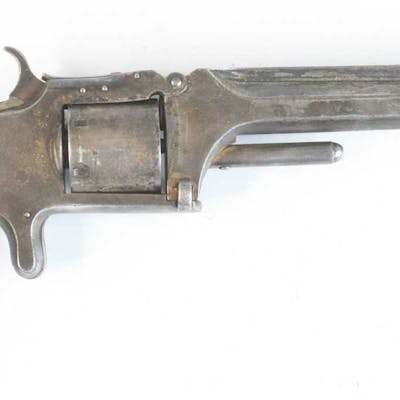 A 19th century unmarked Smith and Wesson .32 rimfire