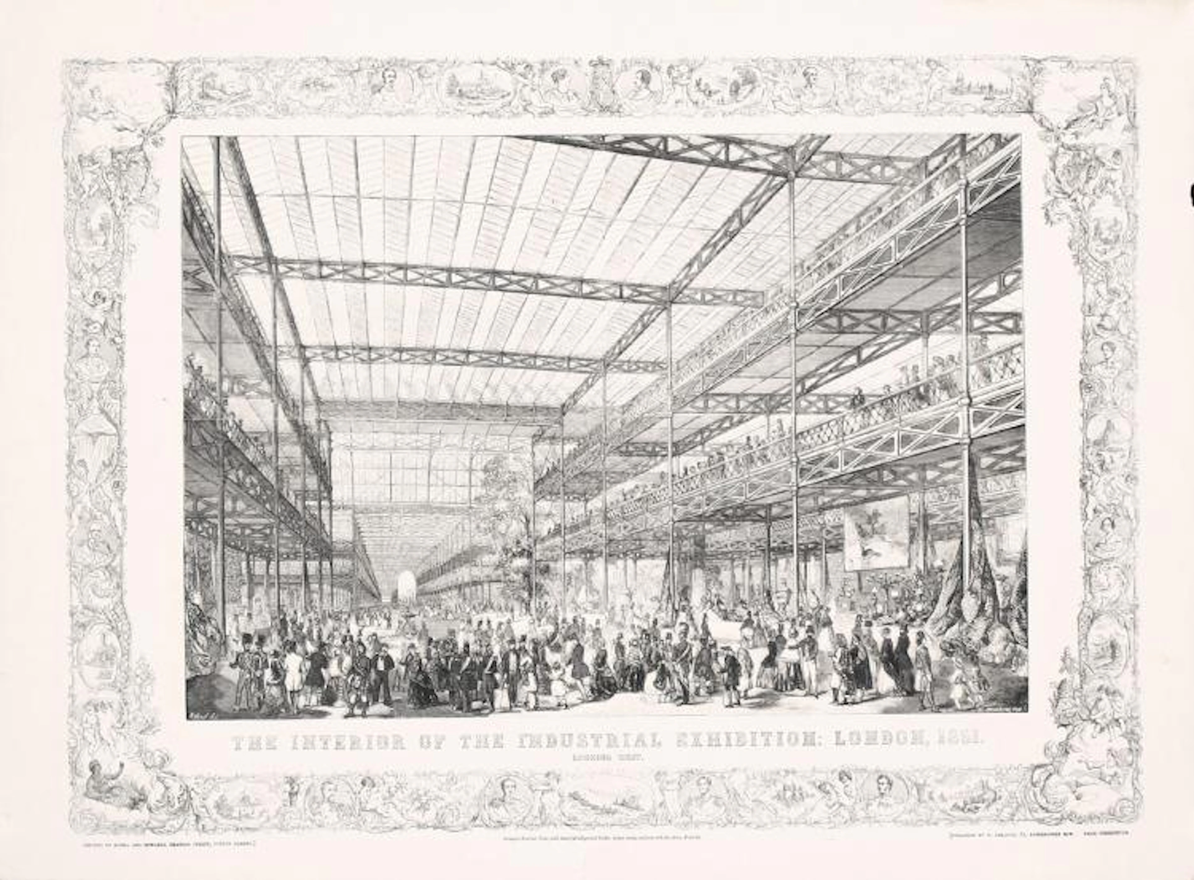 RARE 1851 London World´s Fair Poster Industrial Exhibit