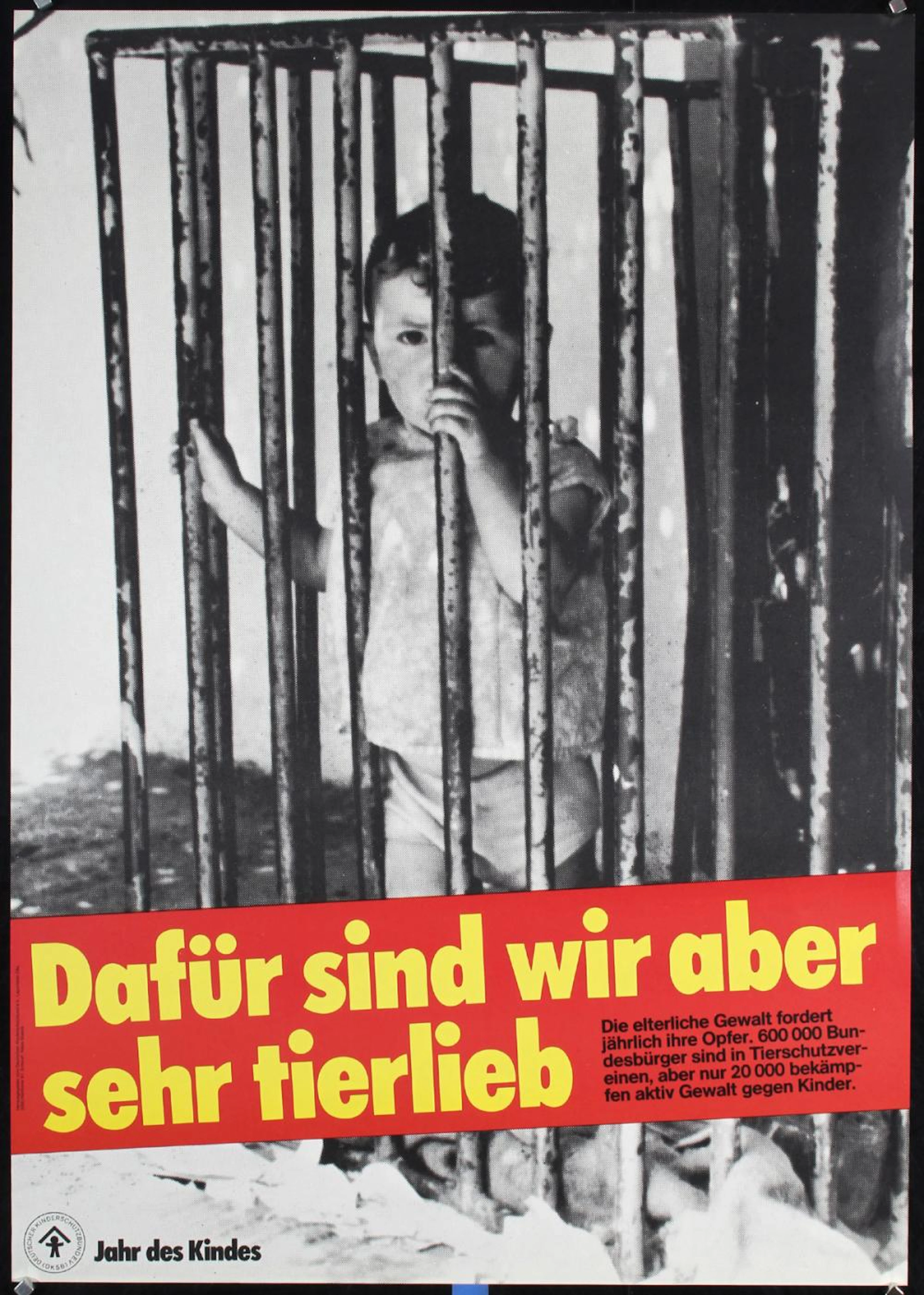 Original Vintage 1980s Anti-Child Abuse Posters