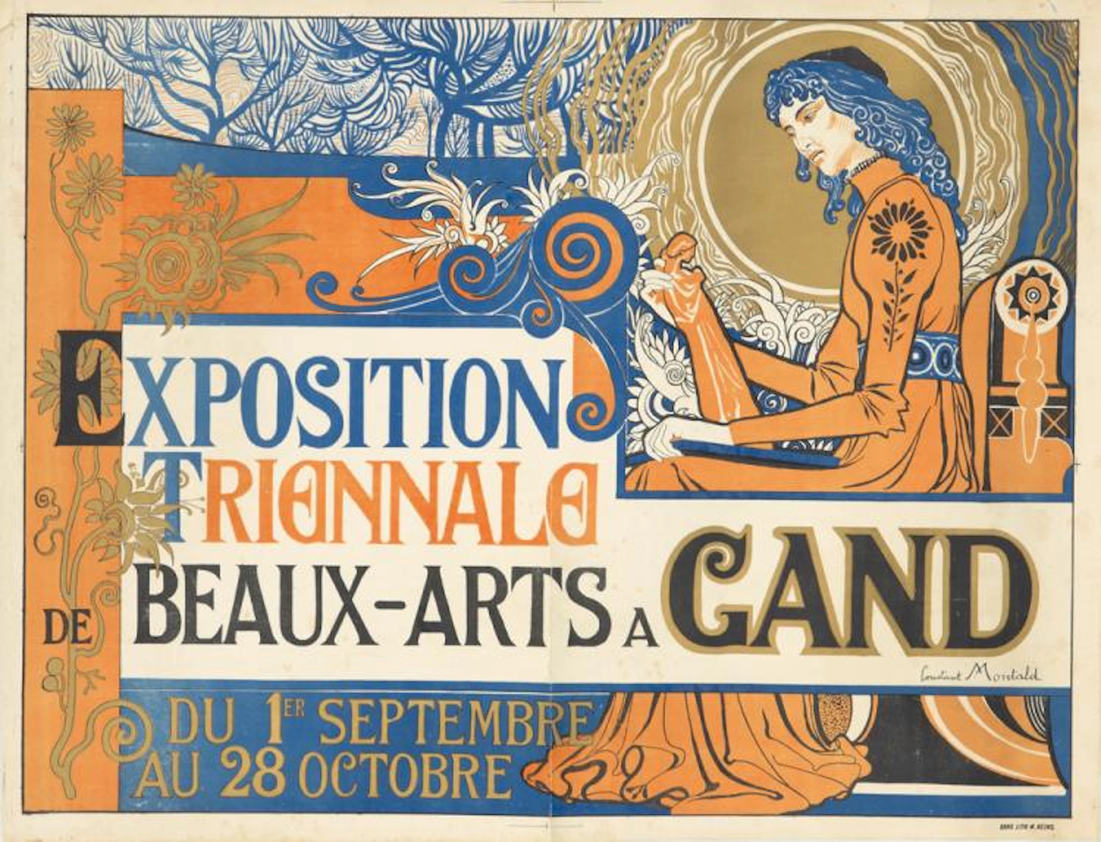 Exposition Triennale de Beaux-Arts a Gand. 1895