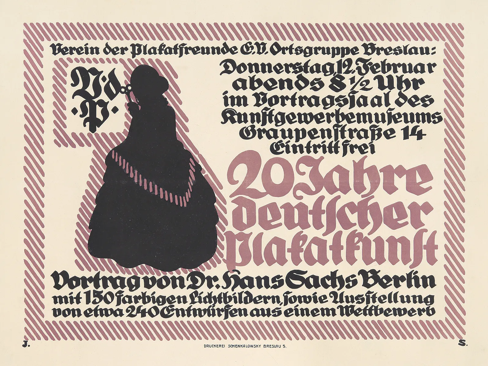 20 Jahre Deutscher Plakatkunst. 1908. | Barnebys