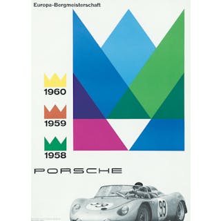 Porsche / Europa-Bergmeisterschaft. 1960.