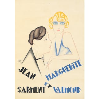 Jean Sarment and Marguerite Valmond. 1926.