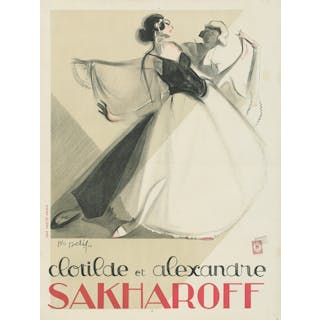 Clotilde et Alexandre Sakharoff. 1923.