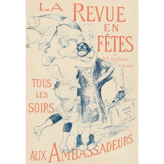 Aux Ambassadeurs / La Revue en Fêtes. 1898.