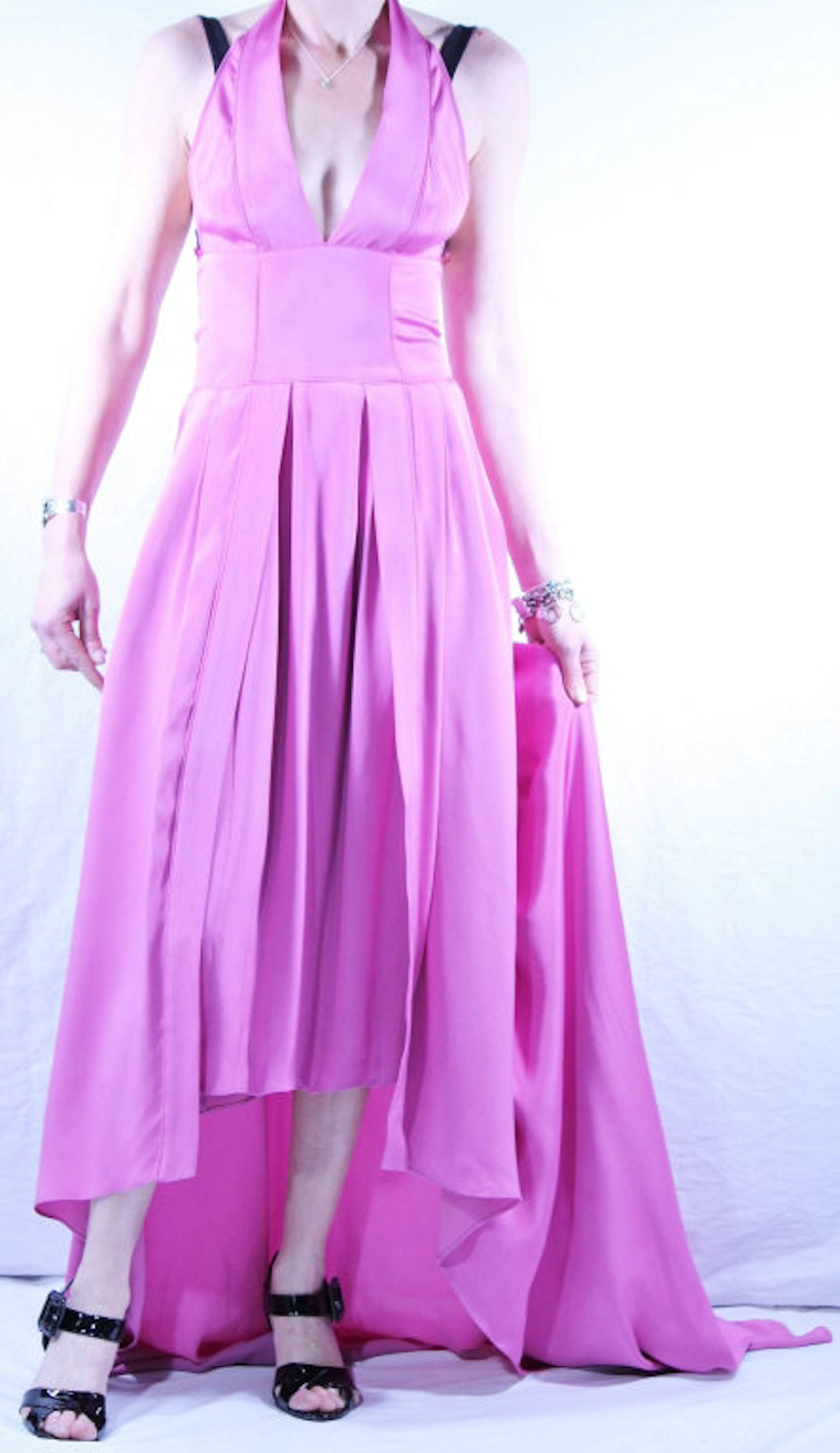 Narciso Rodriguez Pink Evening Gown