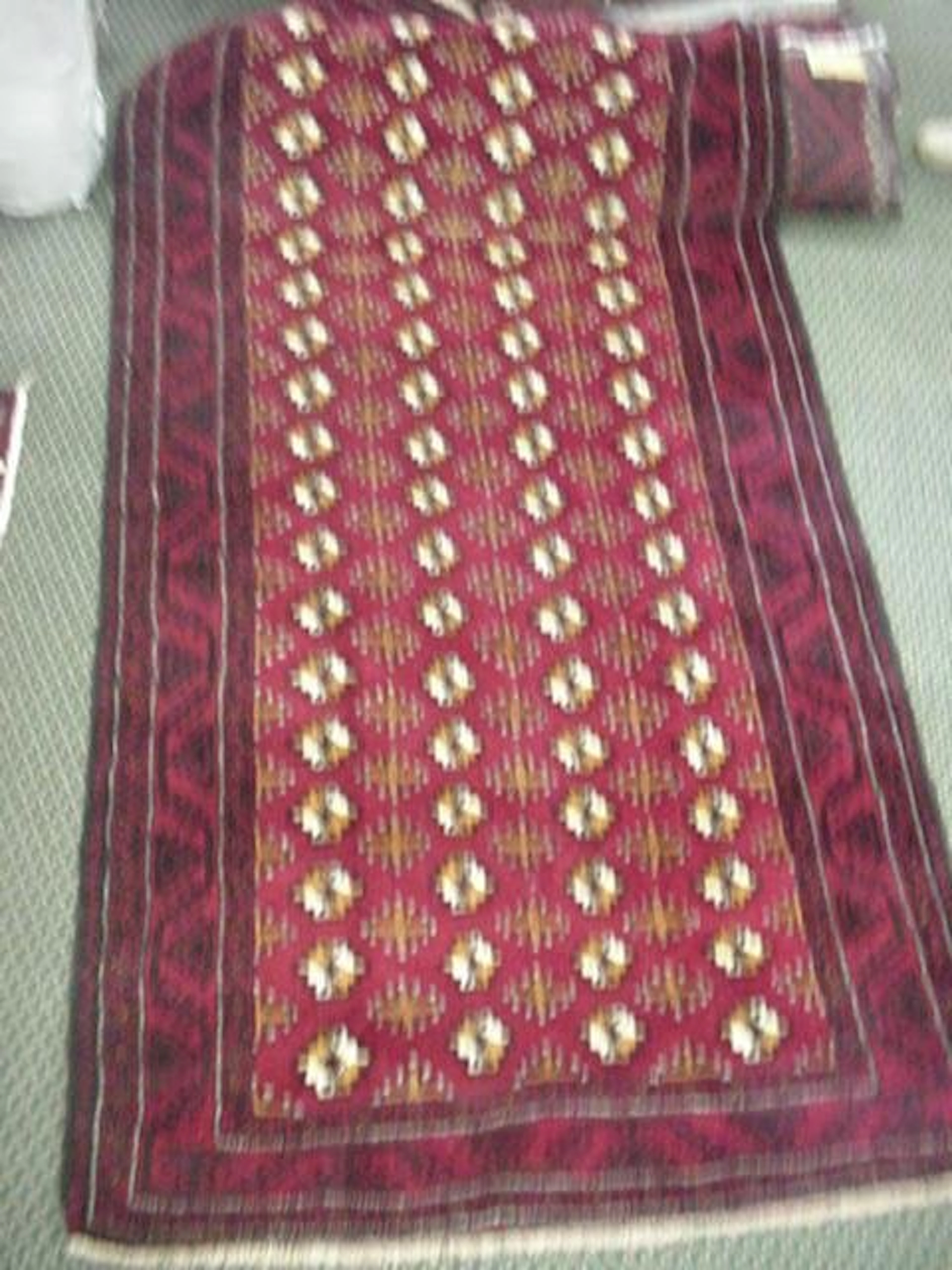 932: Wool Hand Loomed Iranian Turkomen Rug: