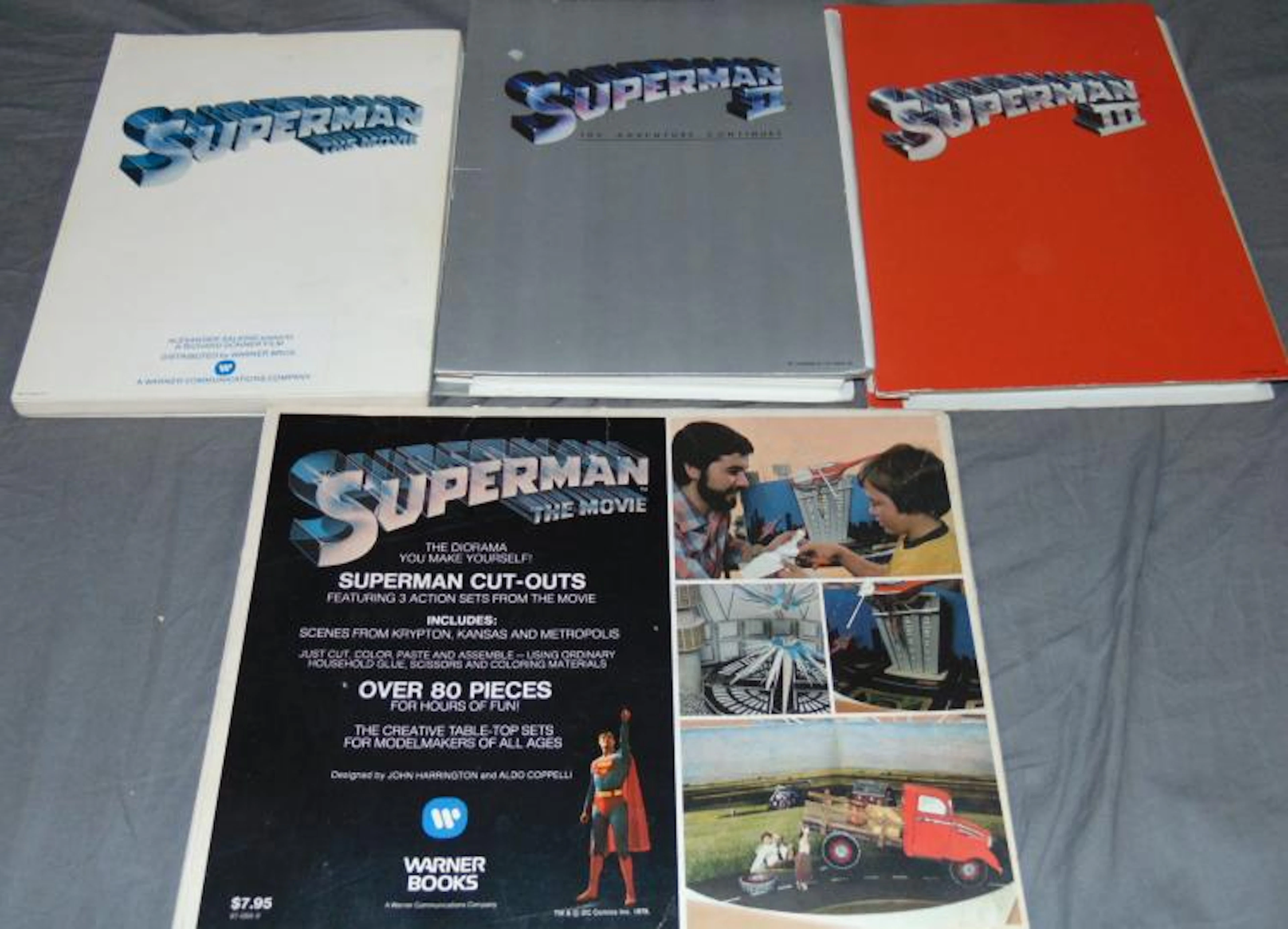 Superman Movie Press Kits & Cut Outs