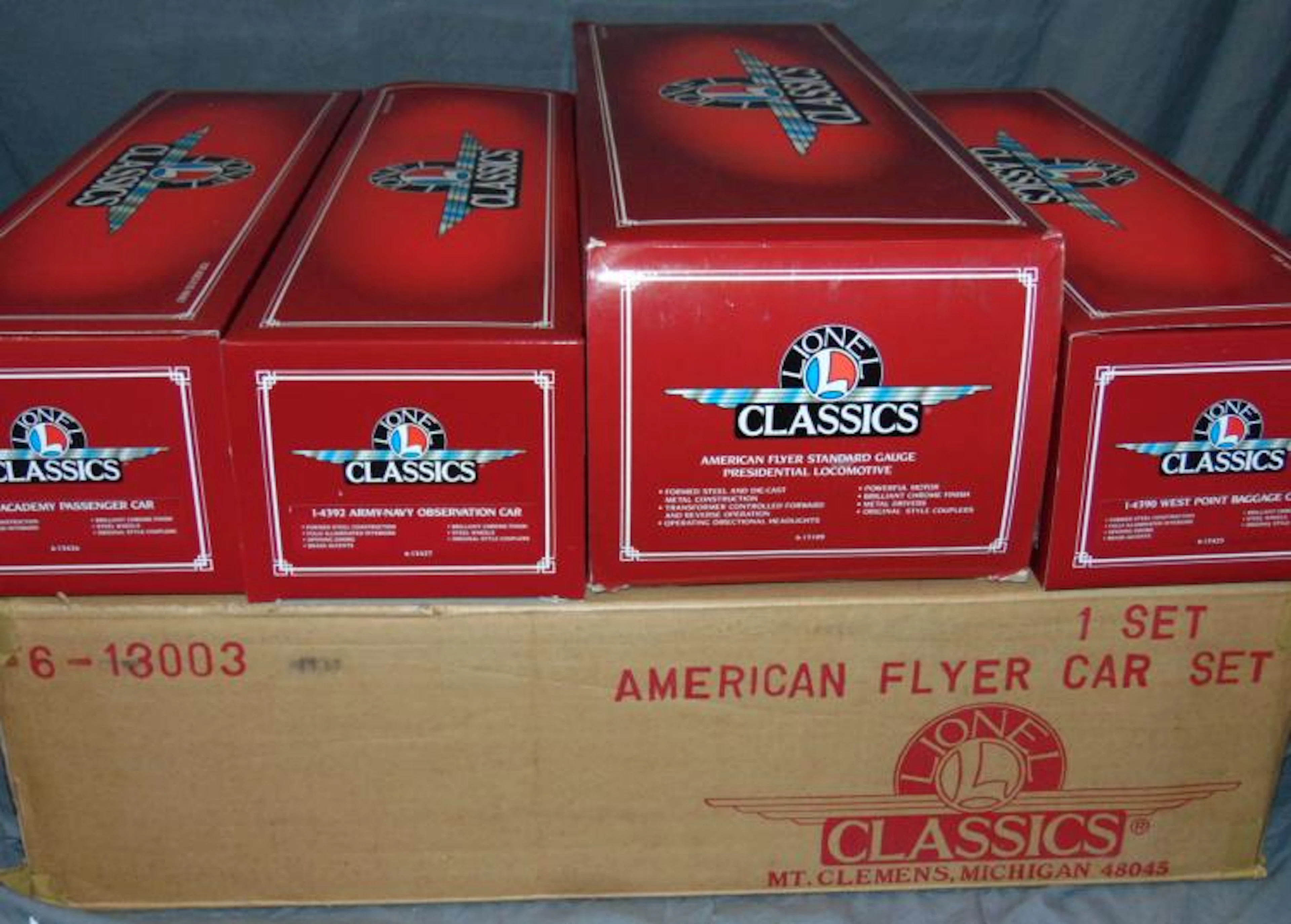 Lionel Standard Ga 13109 & 03 AF President Special