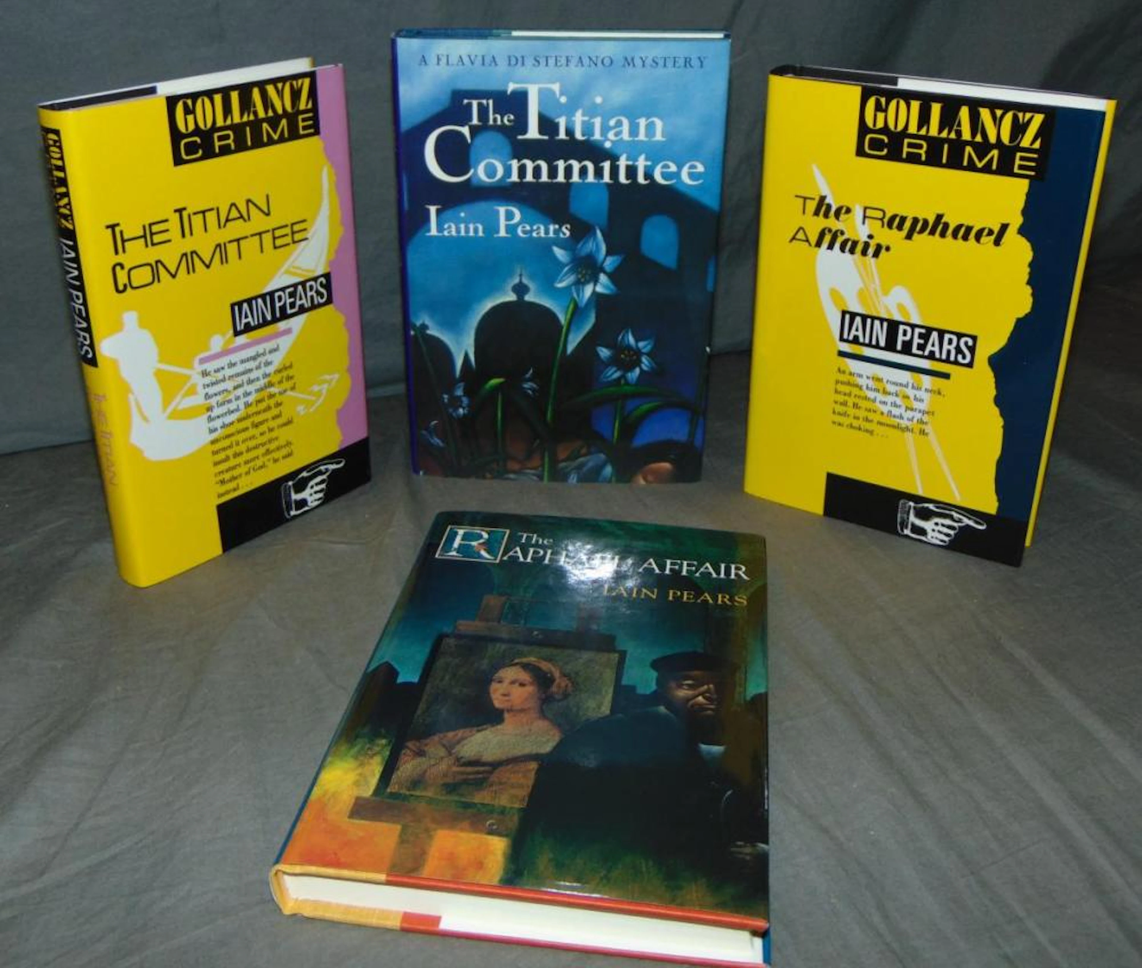 Iain Pears. Lot of Four First Editions.