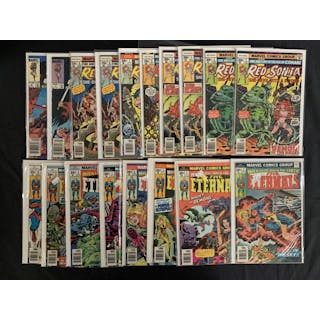 Marvel Comics Lot, Assorted Titles, Long Box