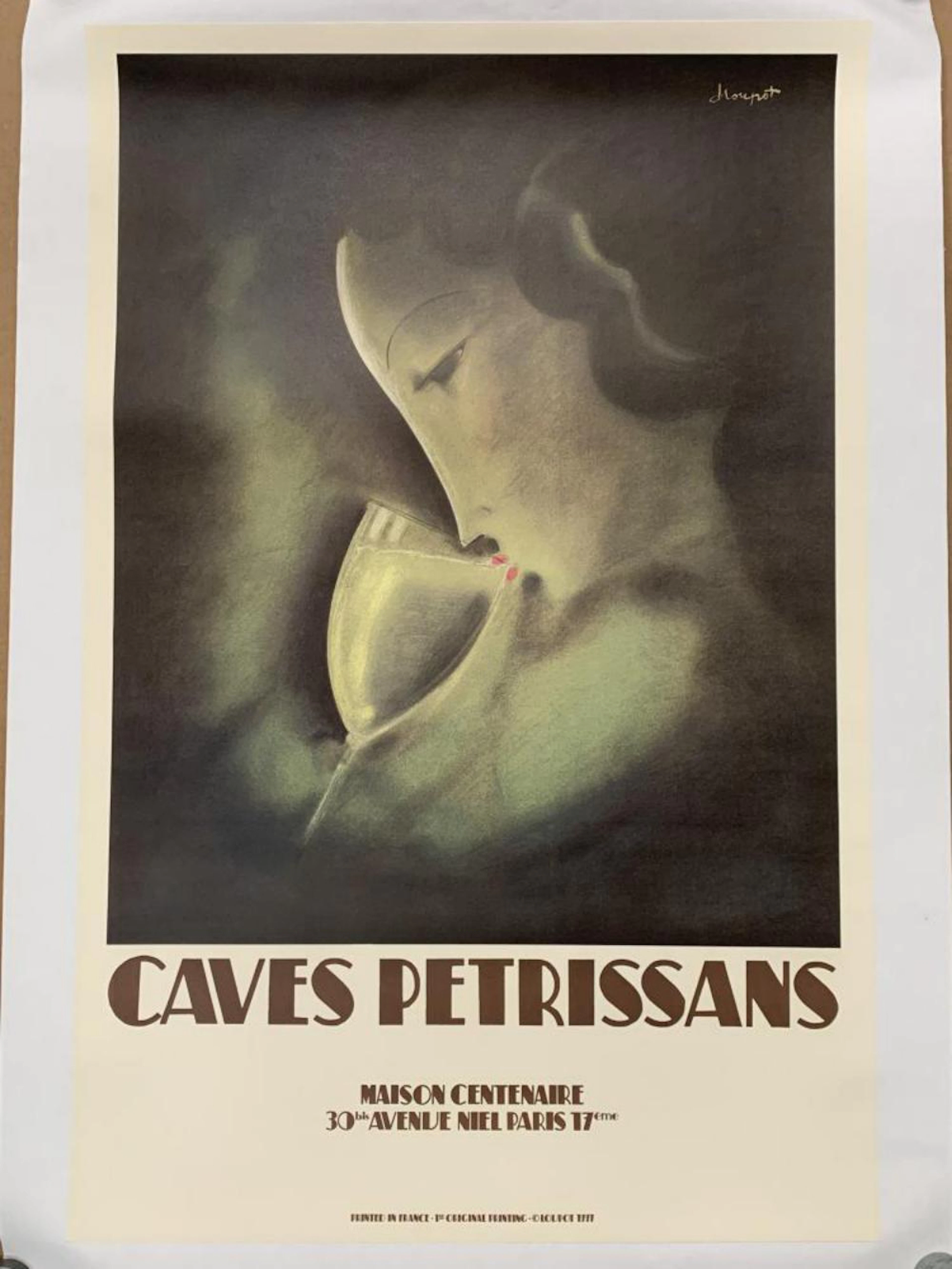 1997 Caves Petrissans Poster, Charles Loupot
