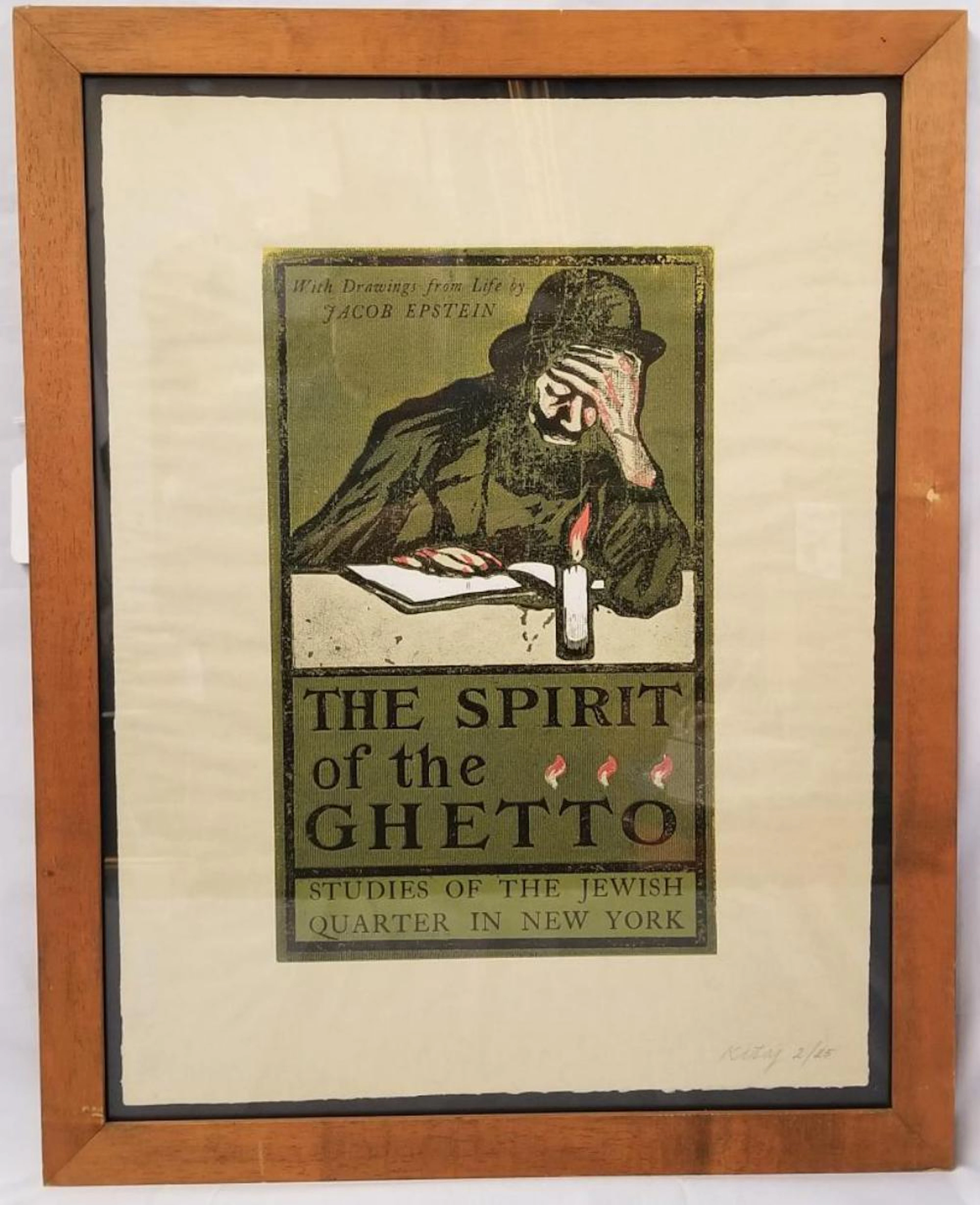 R.B. Kitaj, "Spirit of the Ghetto", Screenprint