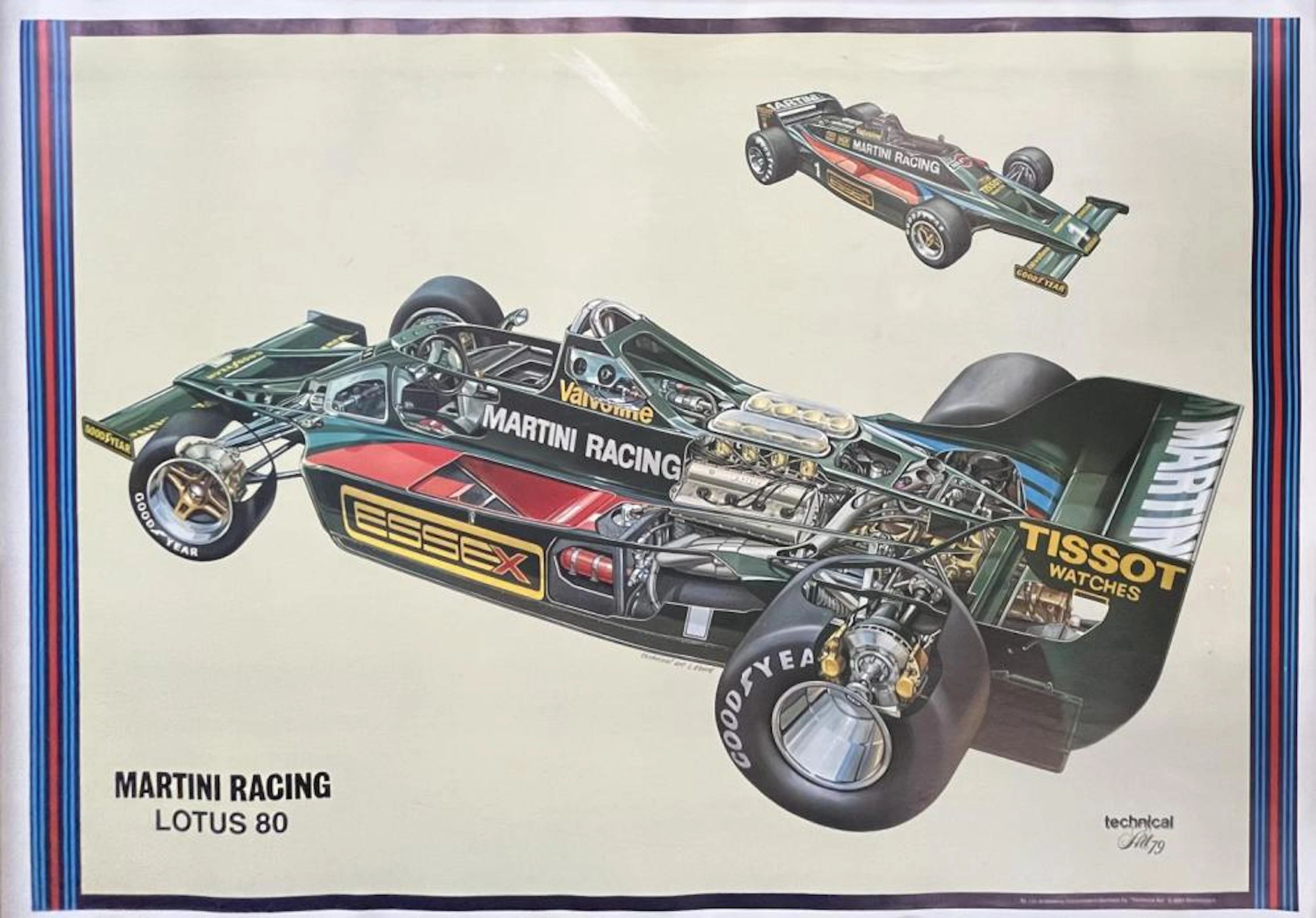 Lotus / Martini Formula One Posters Lot of 2