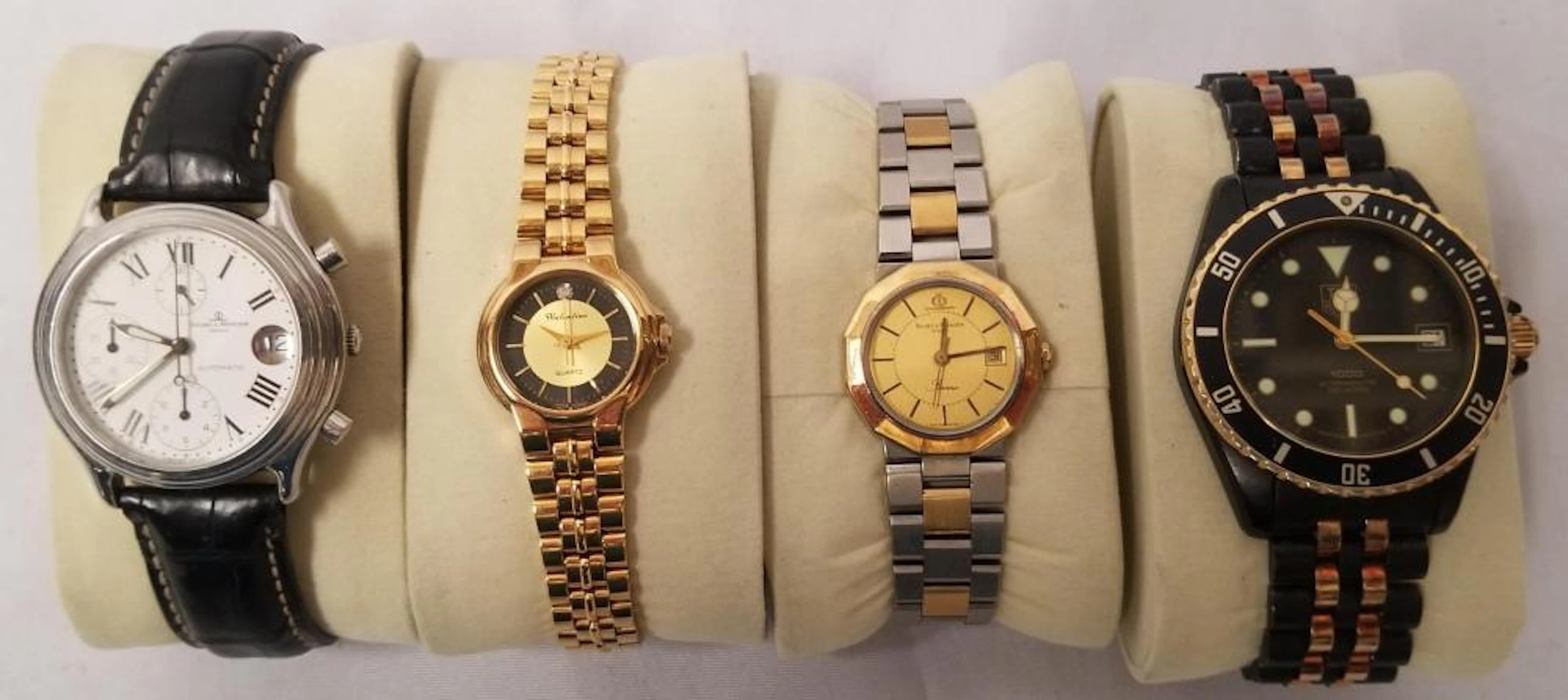 Estate Watch Lot of 4 (Tag Heuer, Baume & Mercer)