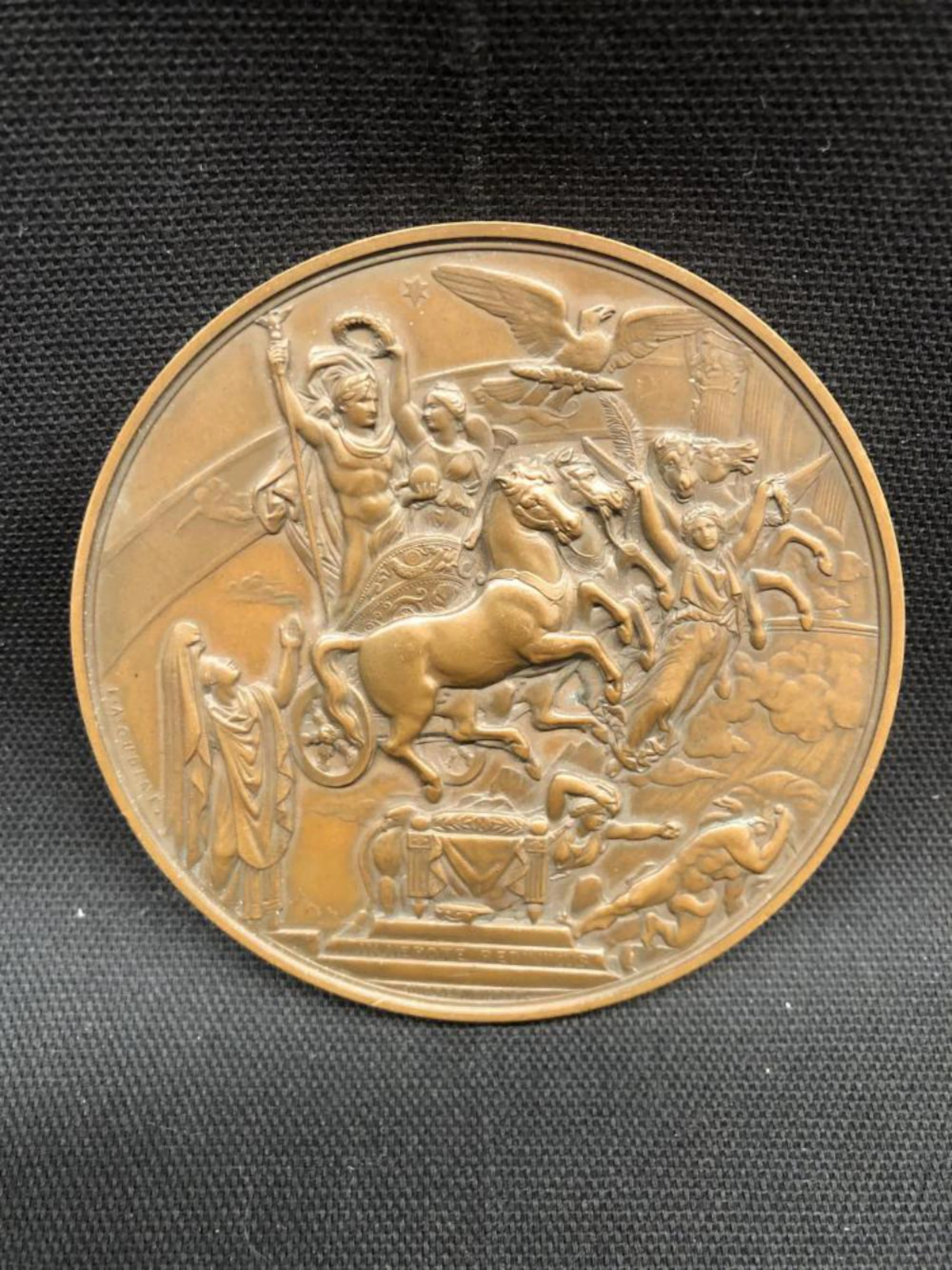 France. Napoleon III. 1852-1870. Medallion.
