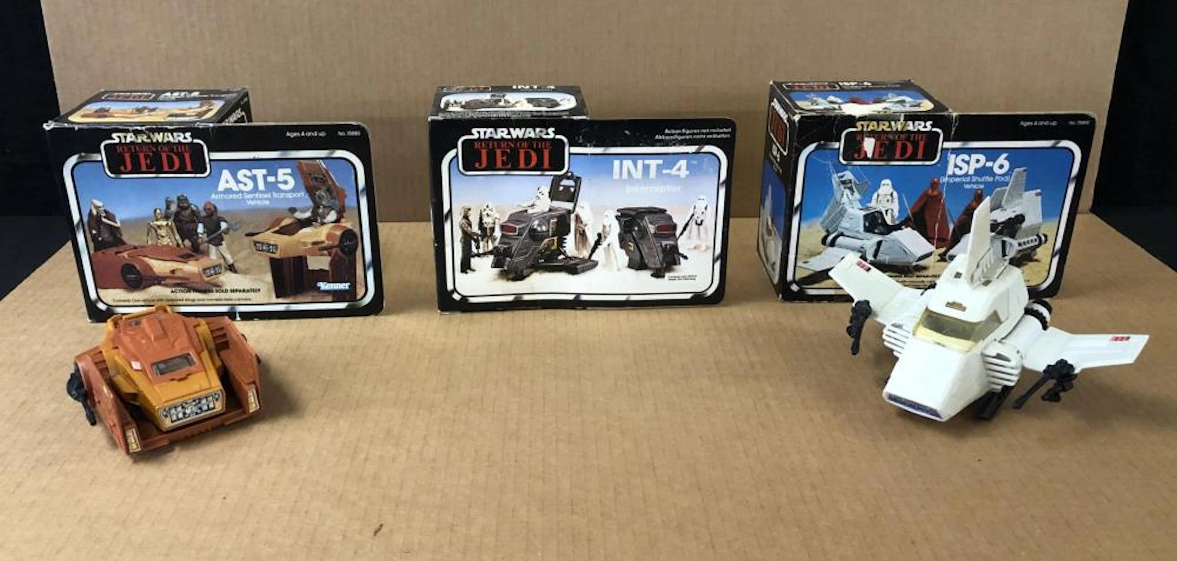 1983 Star Wars ROTJ Lot of Mini Rigs, Boxed