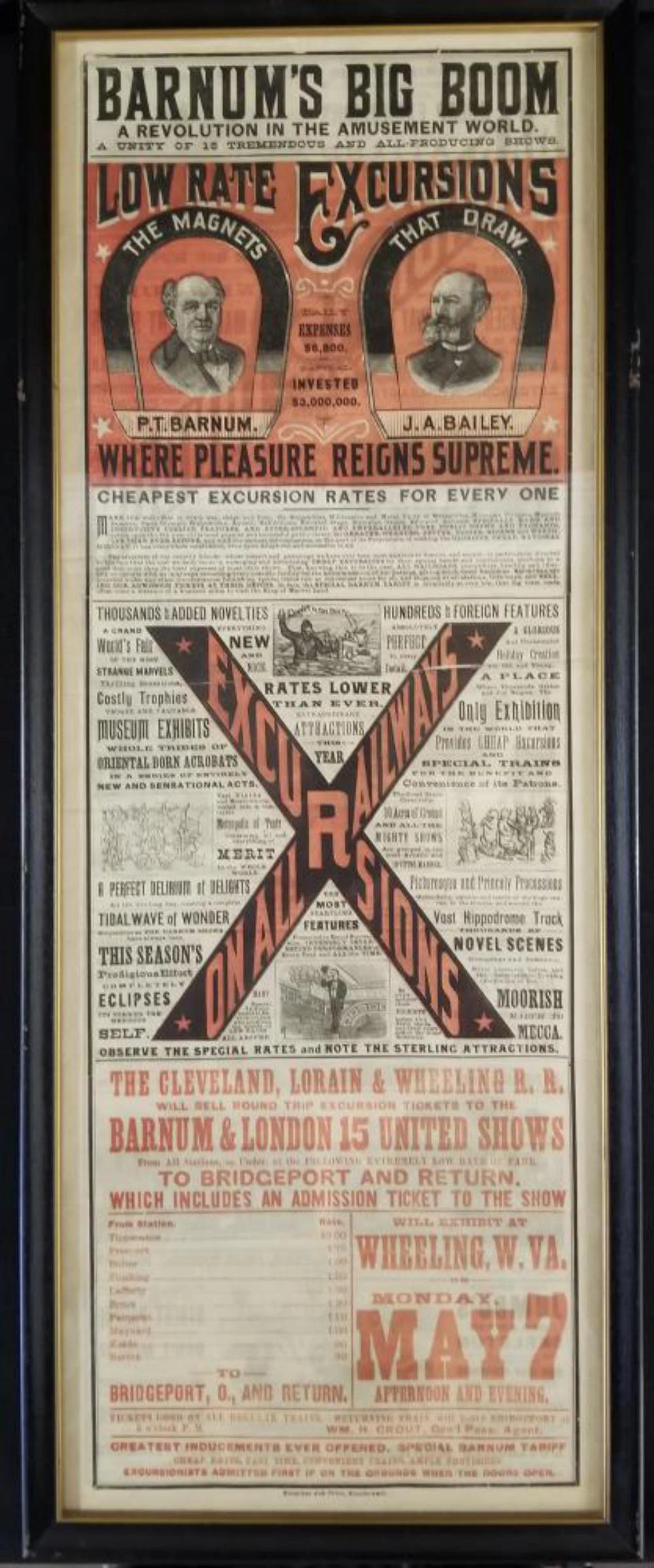 Barnum & Bailey Illustrated Broadside