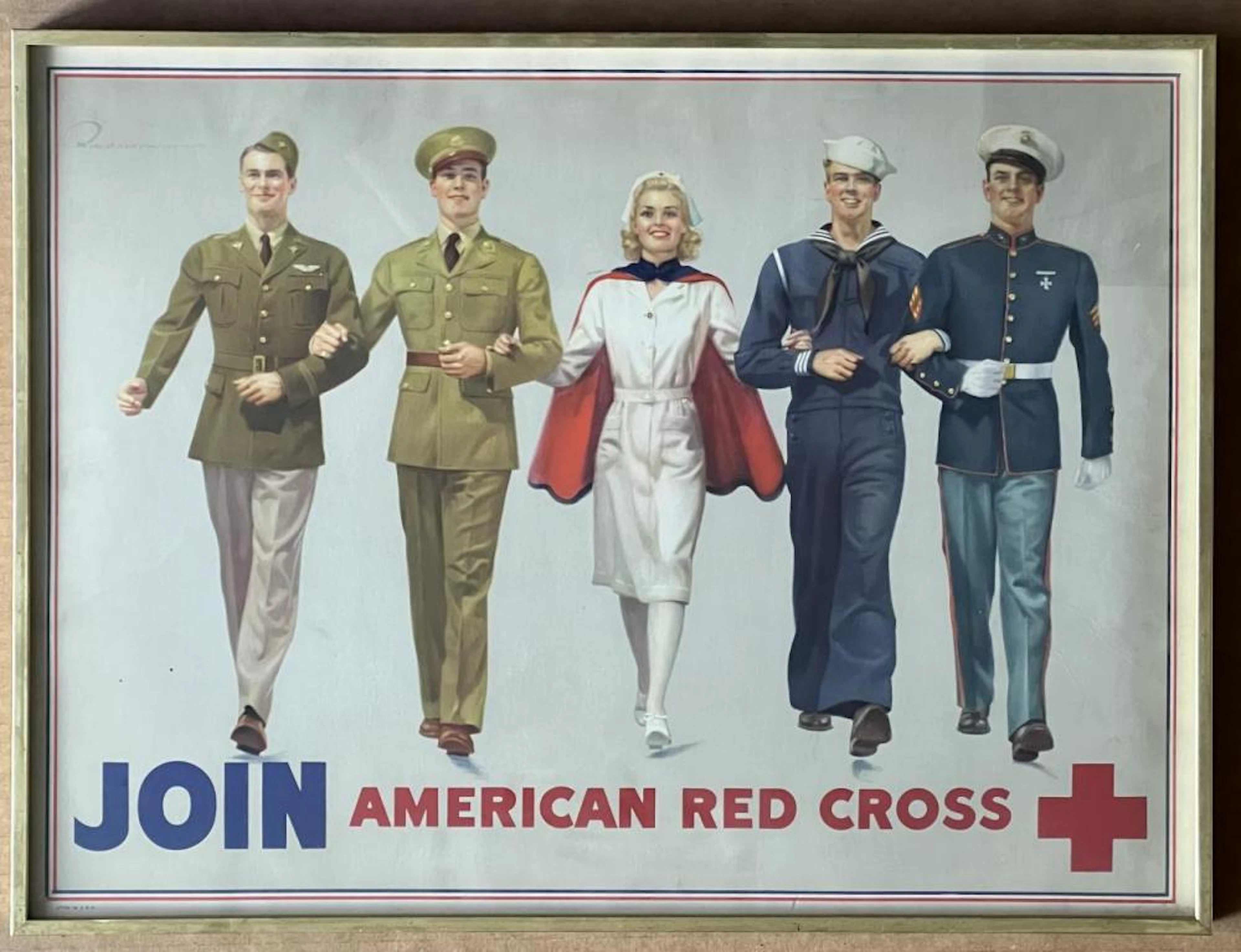 WW2 Join American Red Cross, R.C. Kauffma