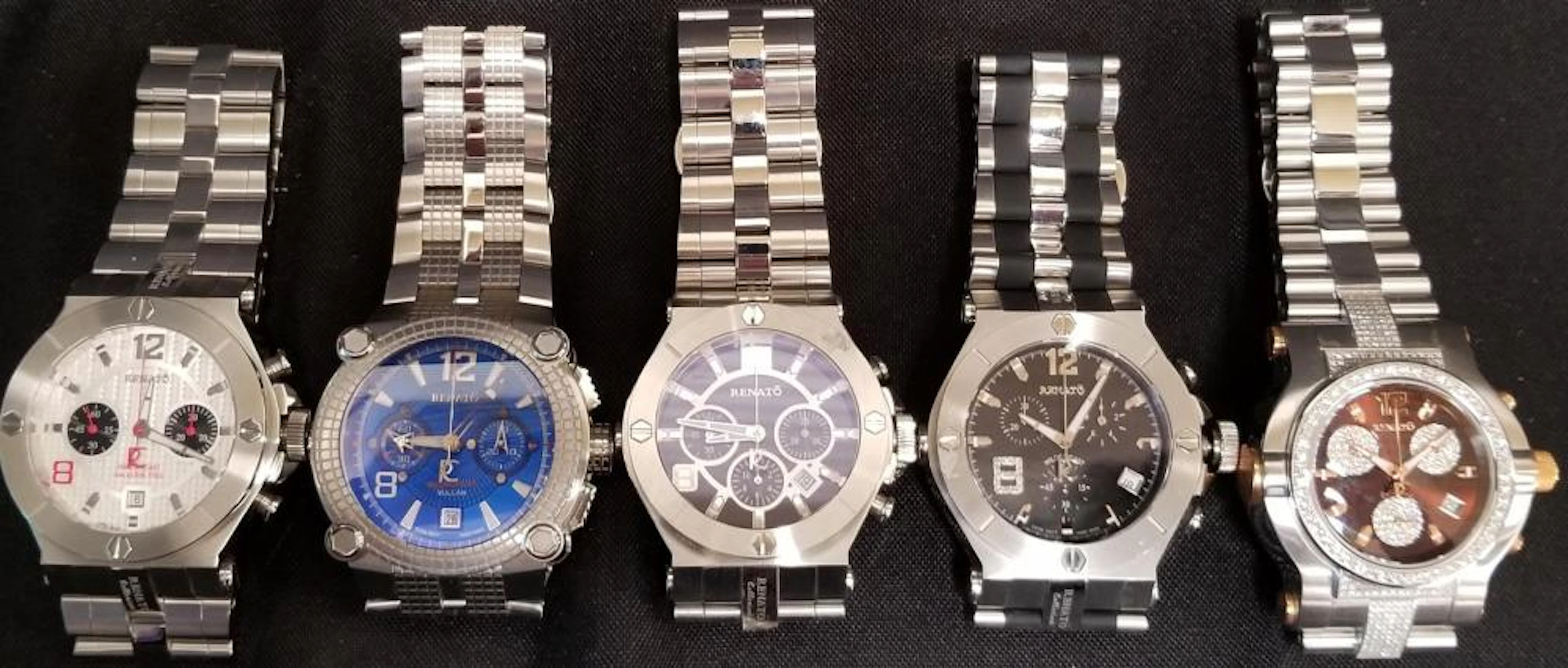 Rentato Men's (5) Watch Lot