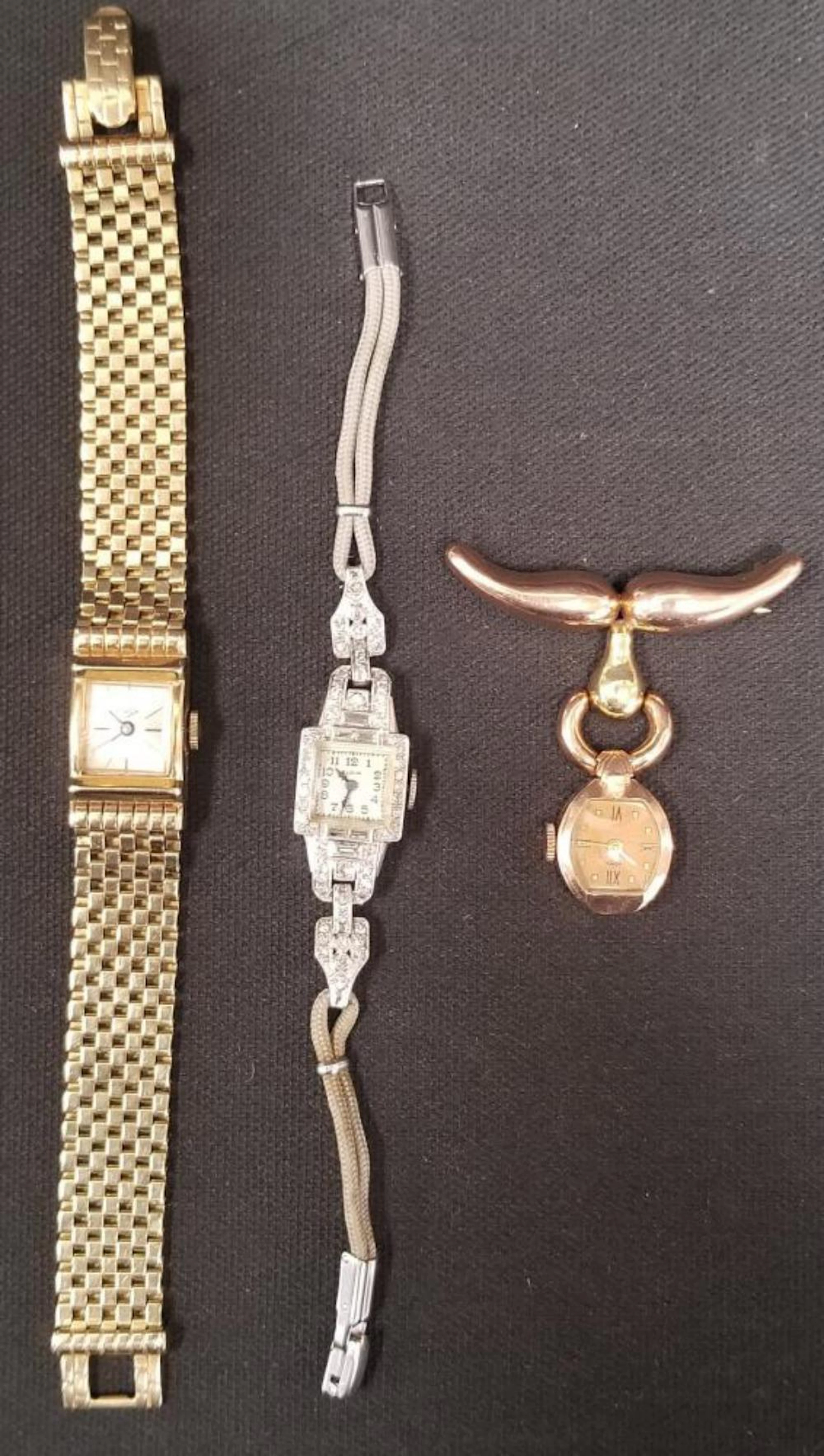 Estate Jewelry Lot - (3) Vintage Watches