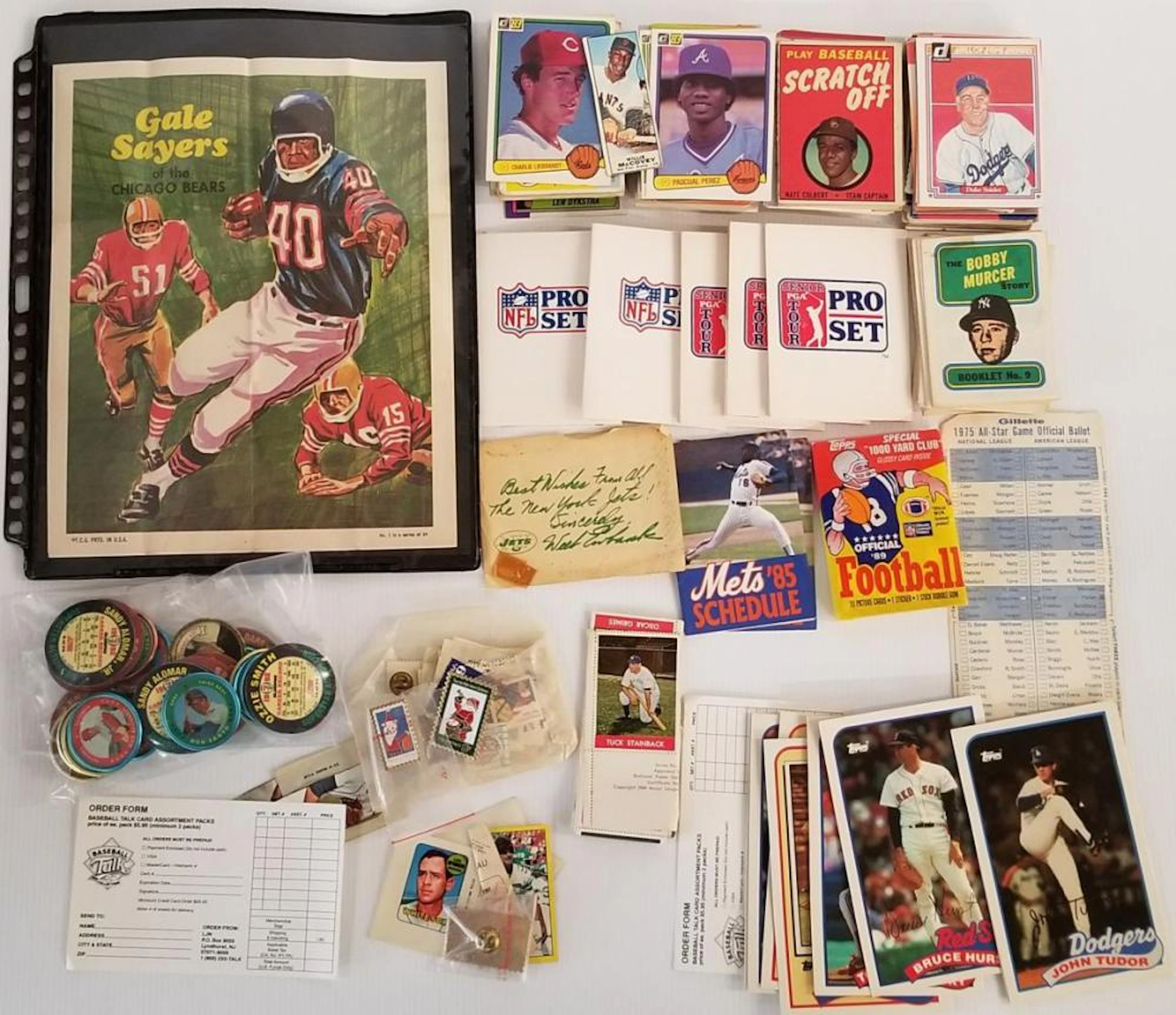 Sports Collectables Estate Lot (Cards/Stamps)