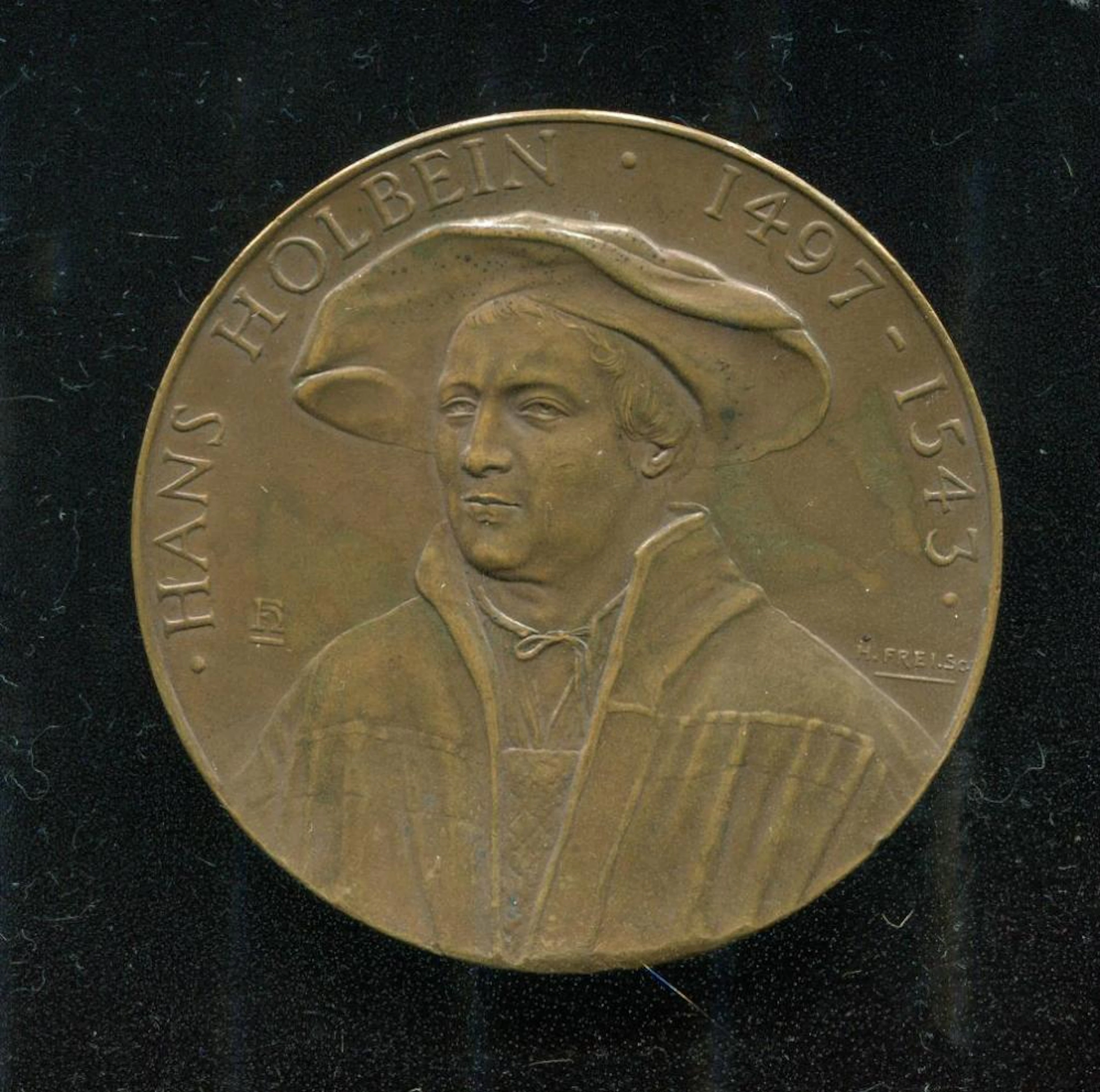 German Hans Holbein Bronze Medallio
