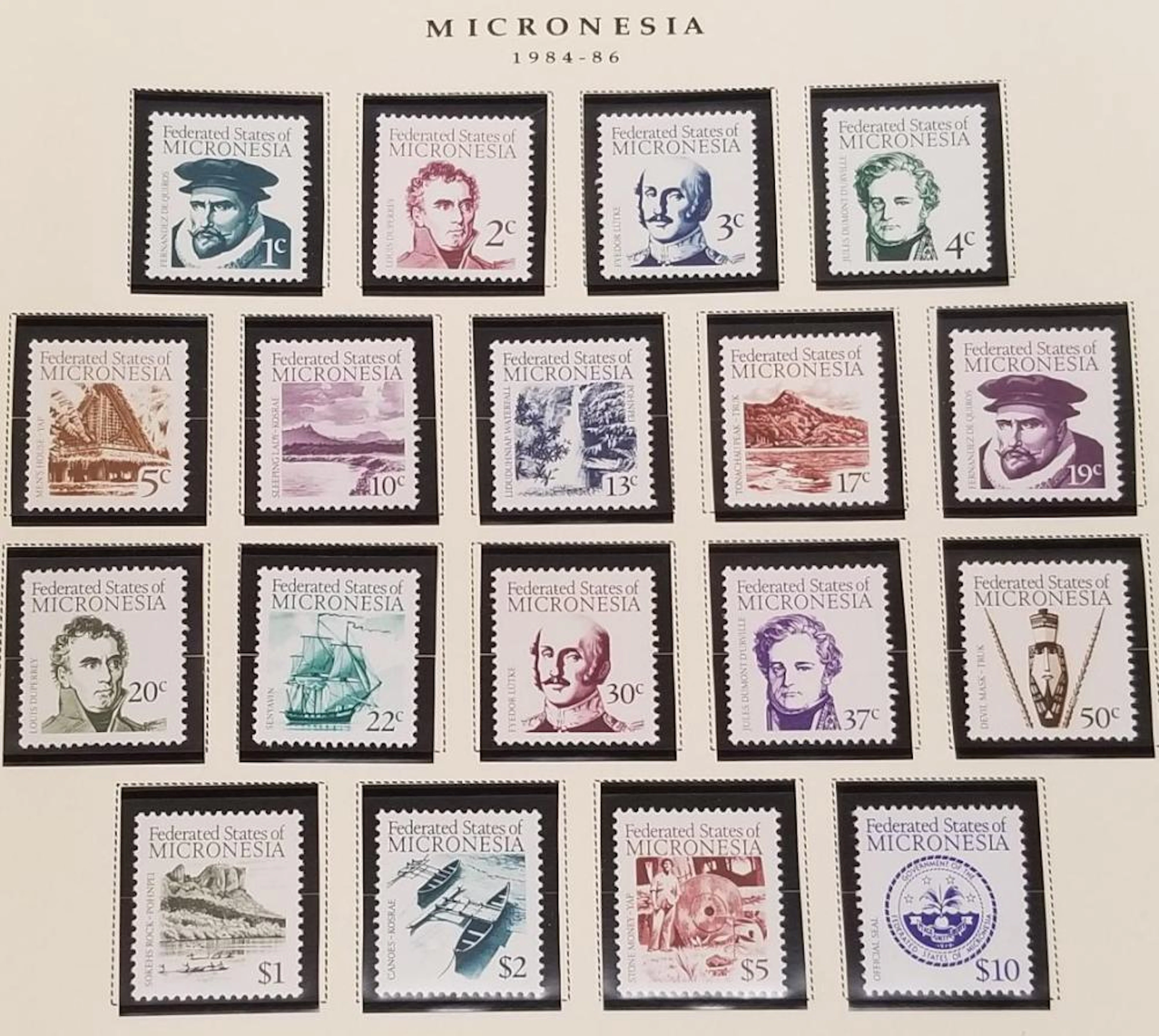 Micronesia on Album Pages