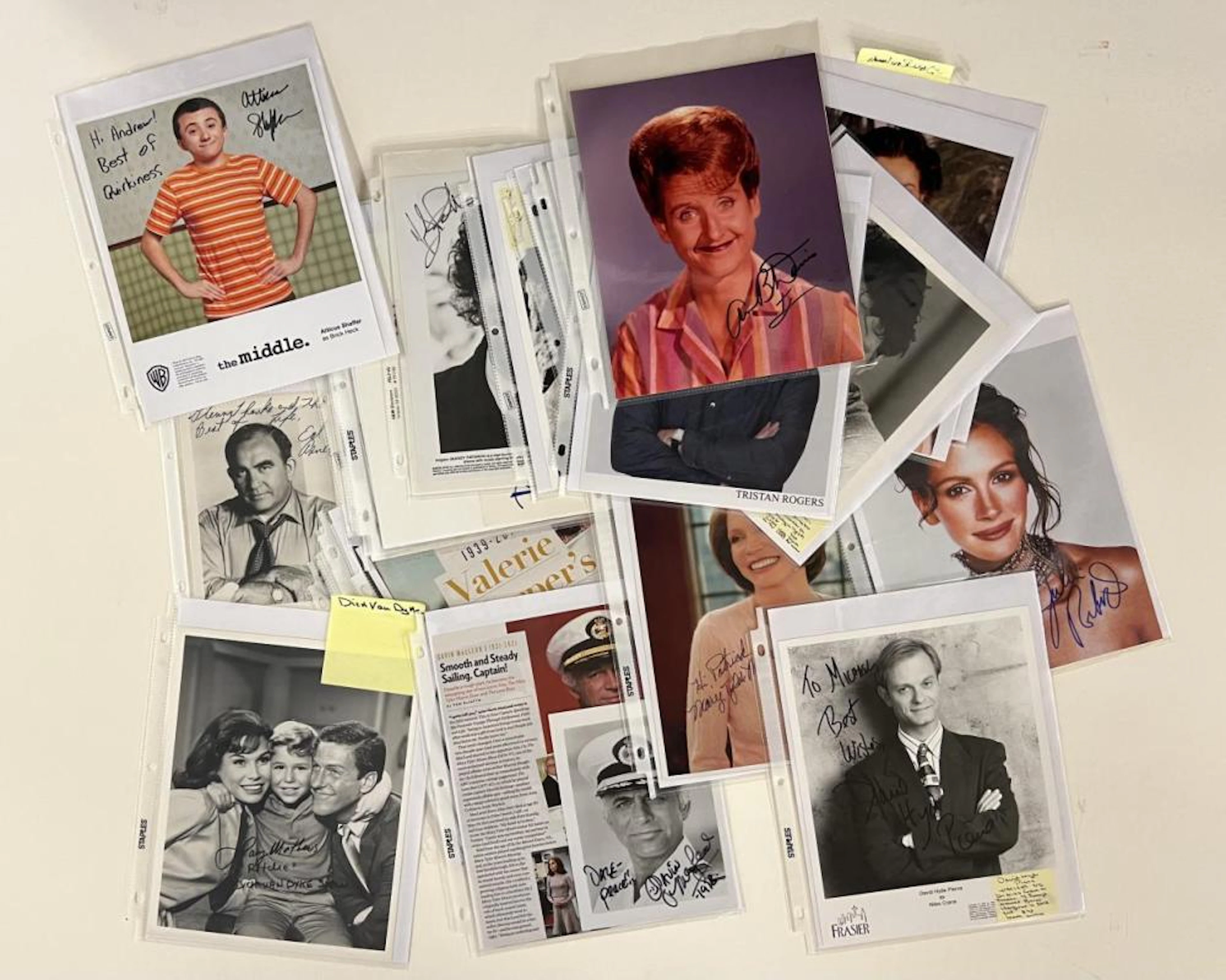 Hollywood Signed Photo and Ephemera Lot