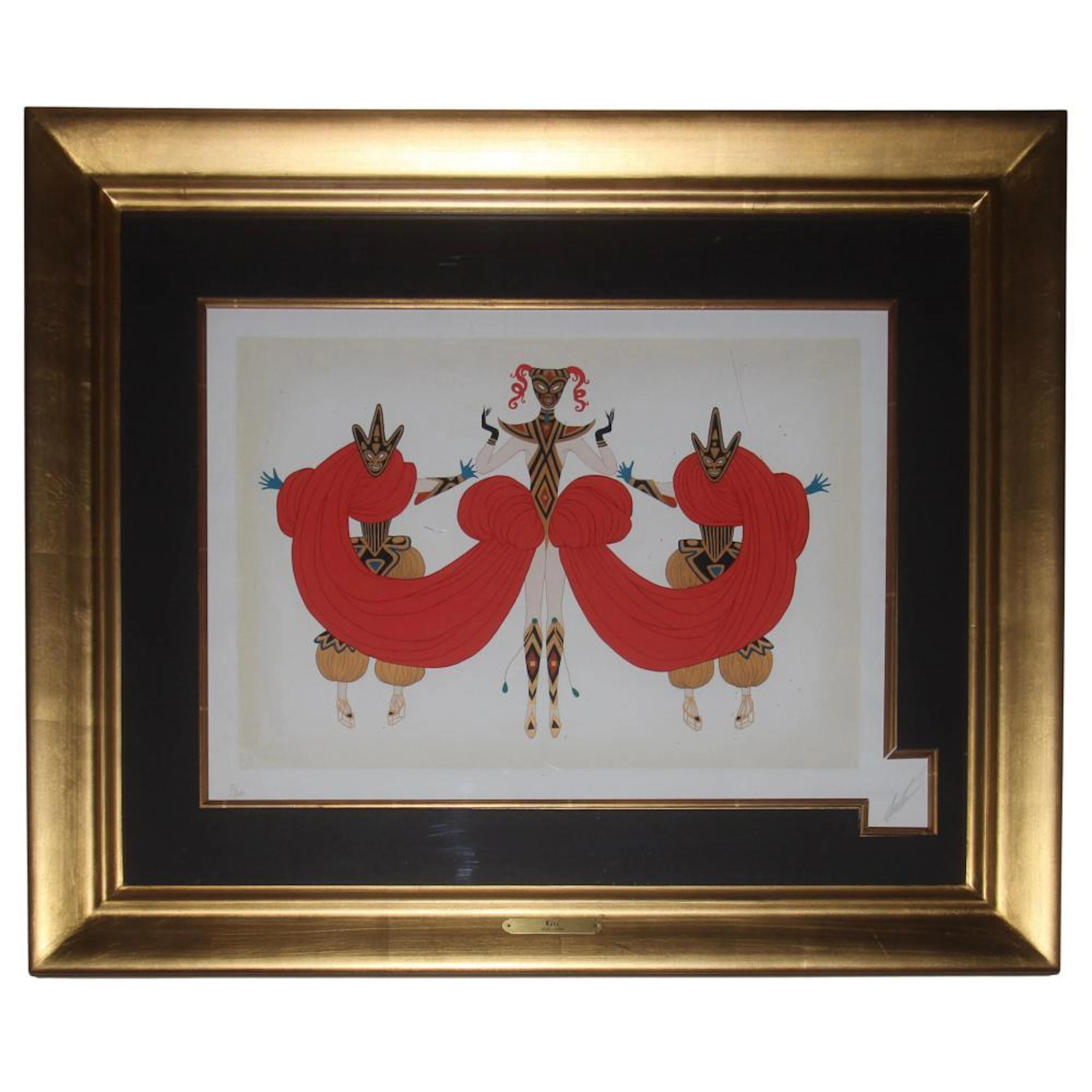 Erte, "Carnaval" Signed Ltd Edition Serigraph