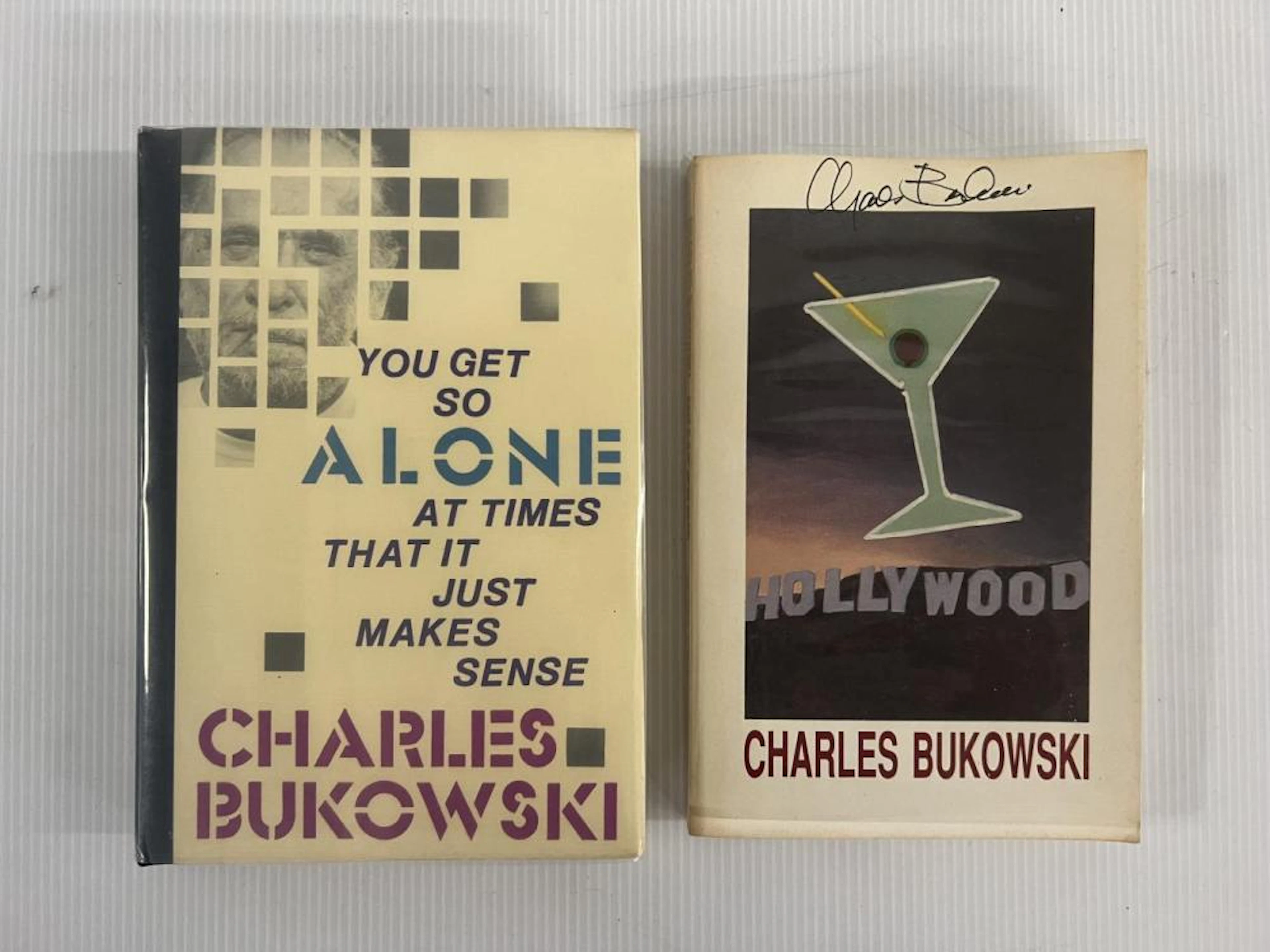 Charles Bukowski Lot of Two Signed Editions