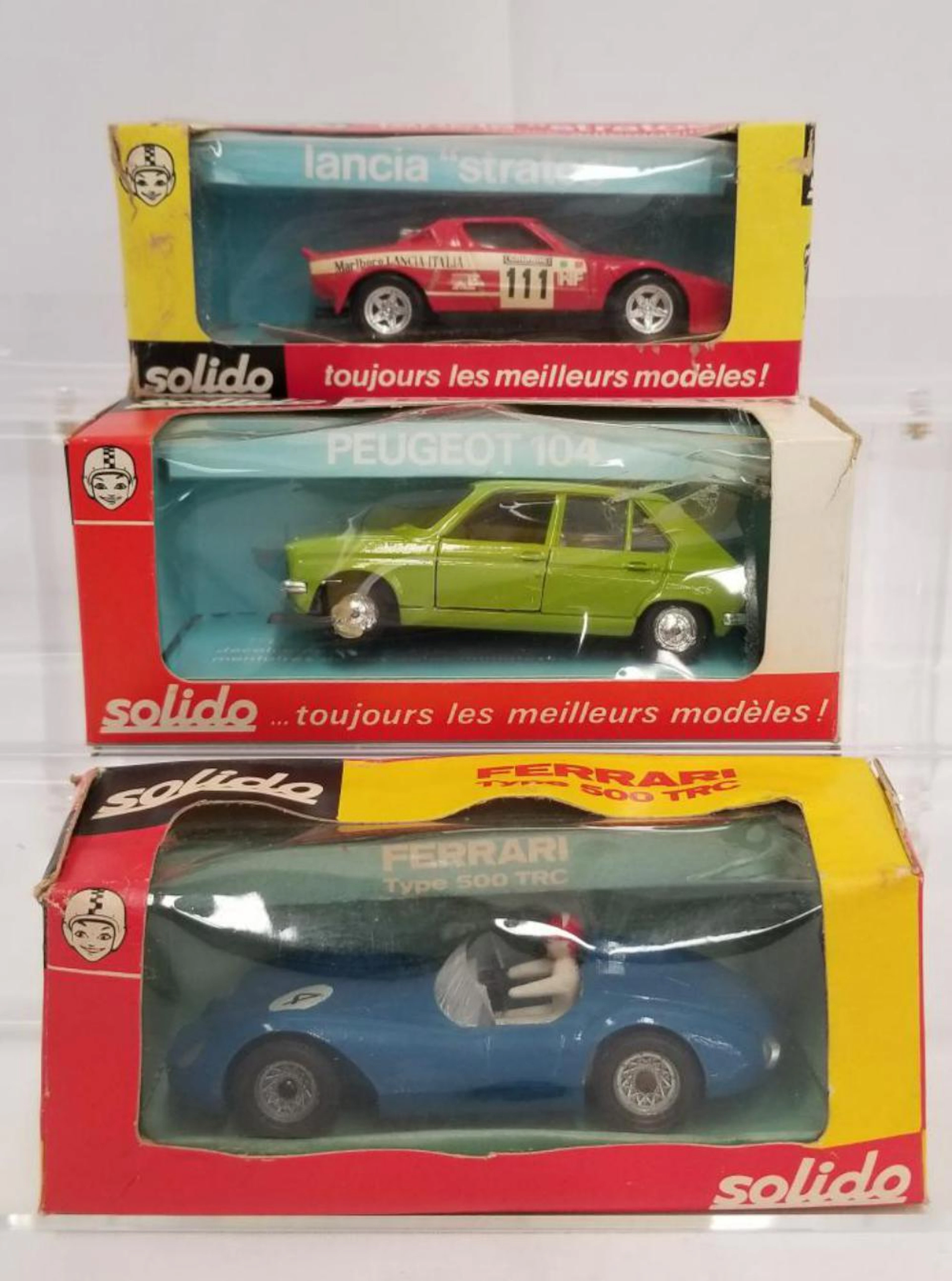 (3) Solido Cars in Box