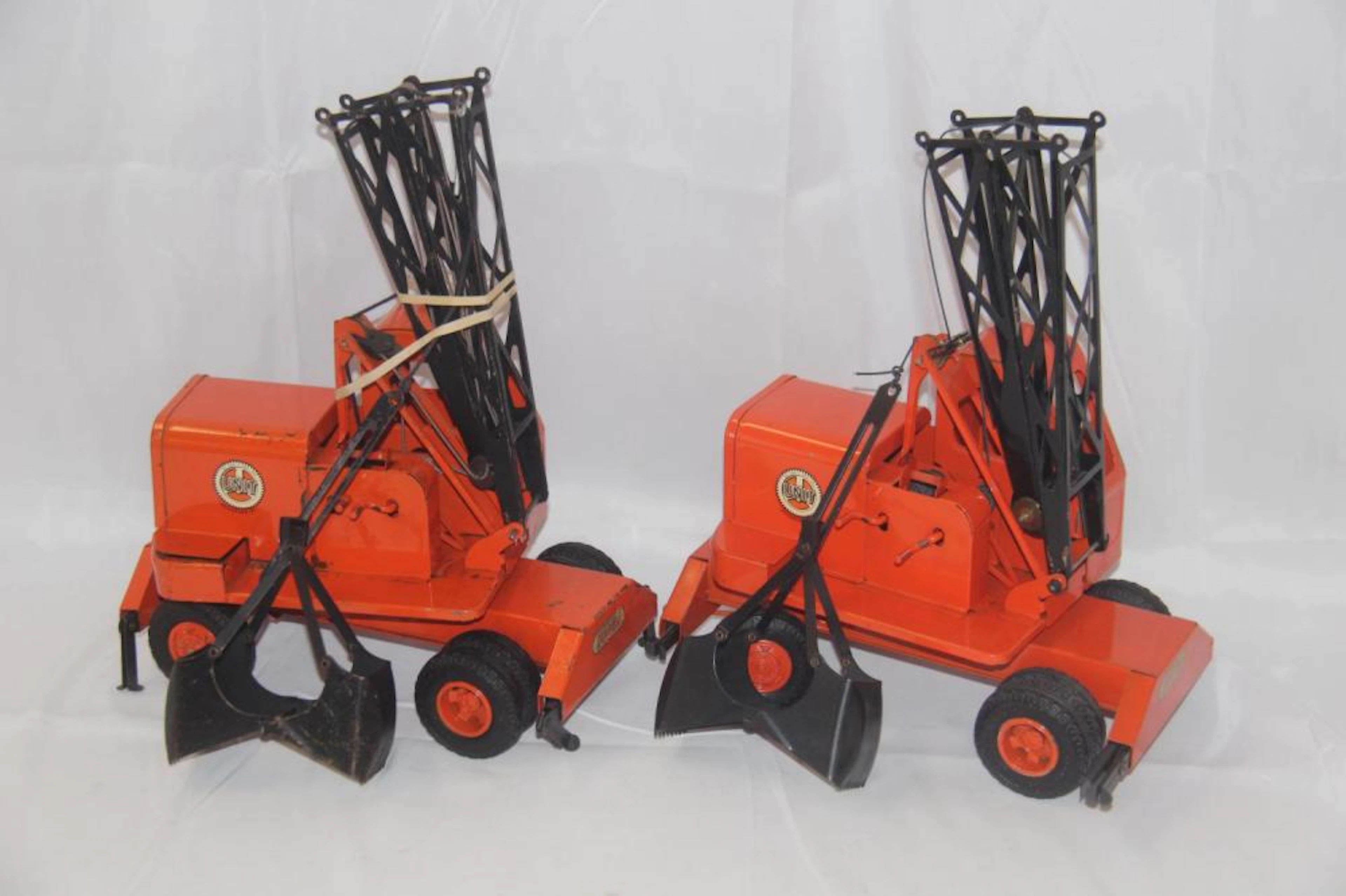 (2) Doepke Model Toys Unit Crane Shovels